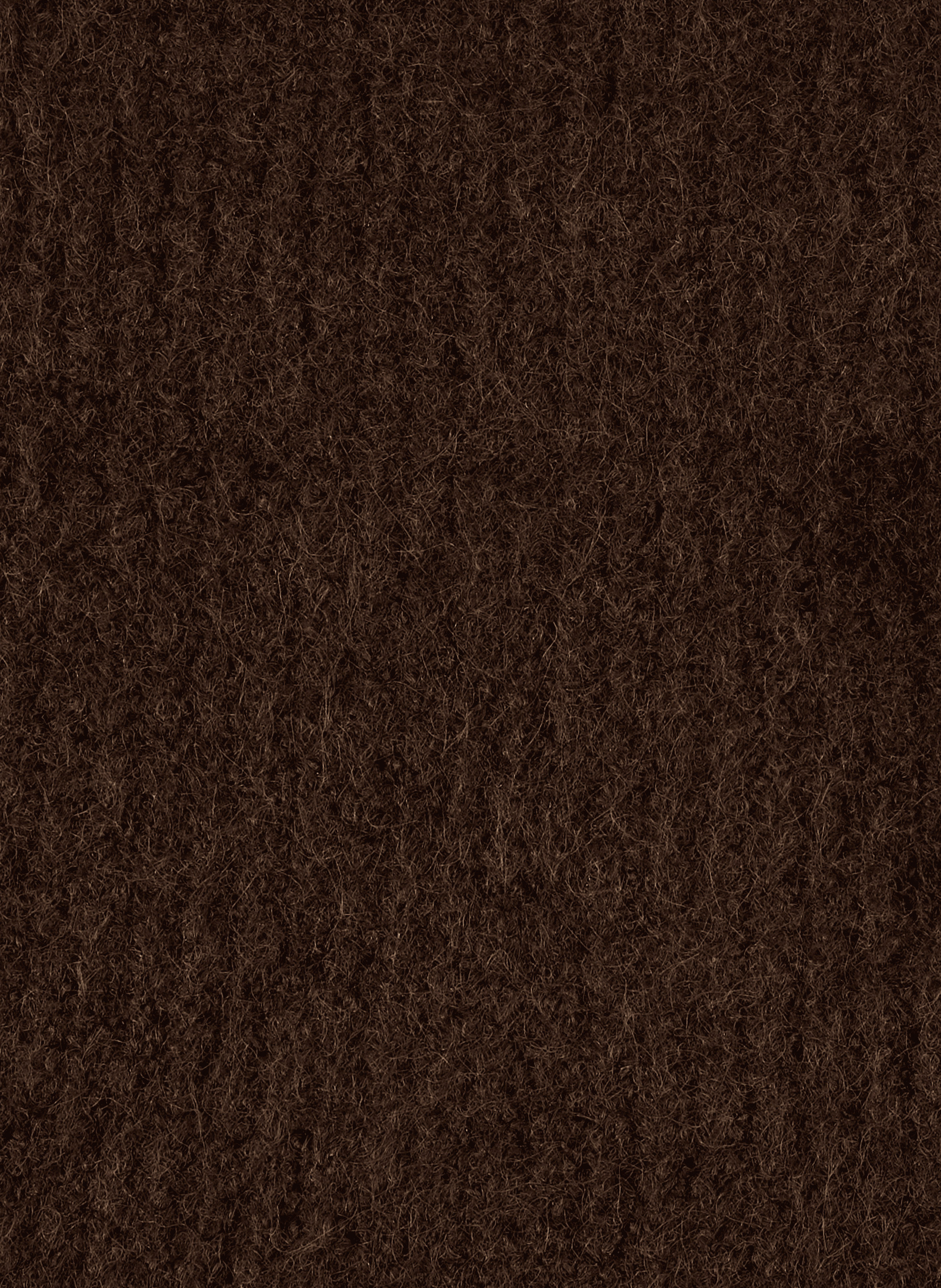 Knit hooded cagoule OBJECT Brown