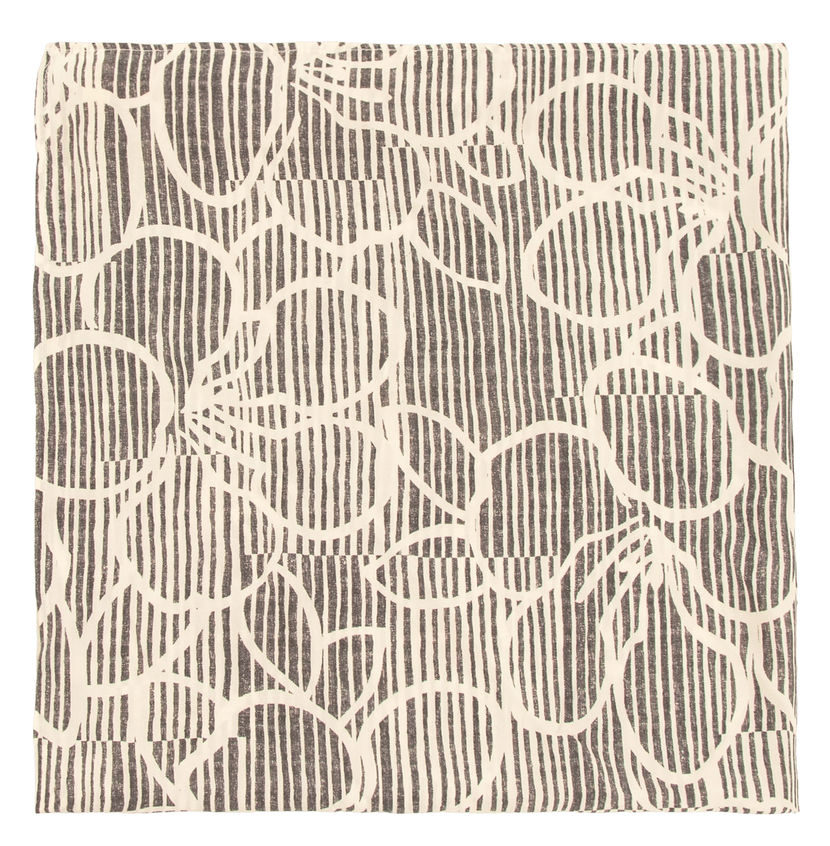 Foulard carré à imprimé exclusif en crêpe scarvi SESSUN Gris