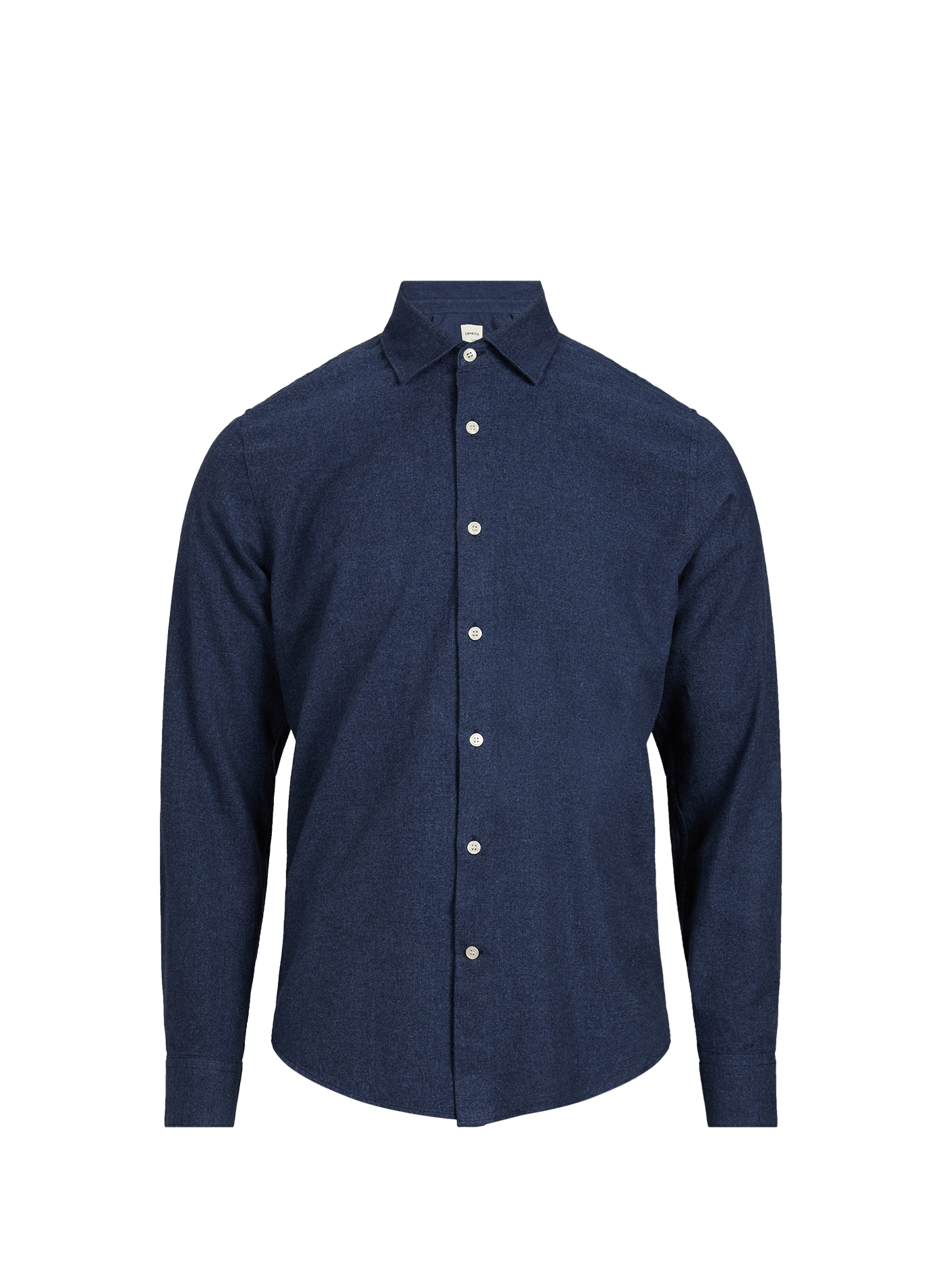 Camisa recta con botones lisa LAFAURIE Azul