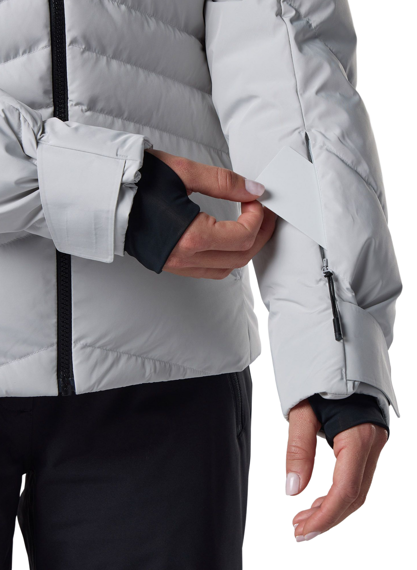 Veste de ski Staci droite col montant ROSSIGNOL Gris