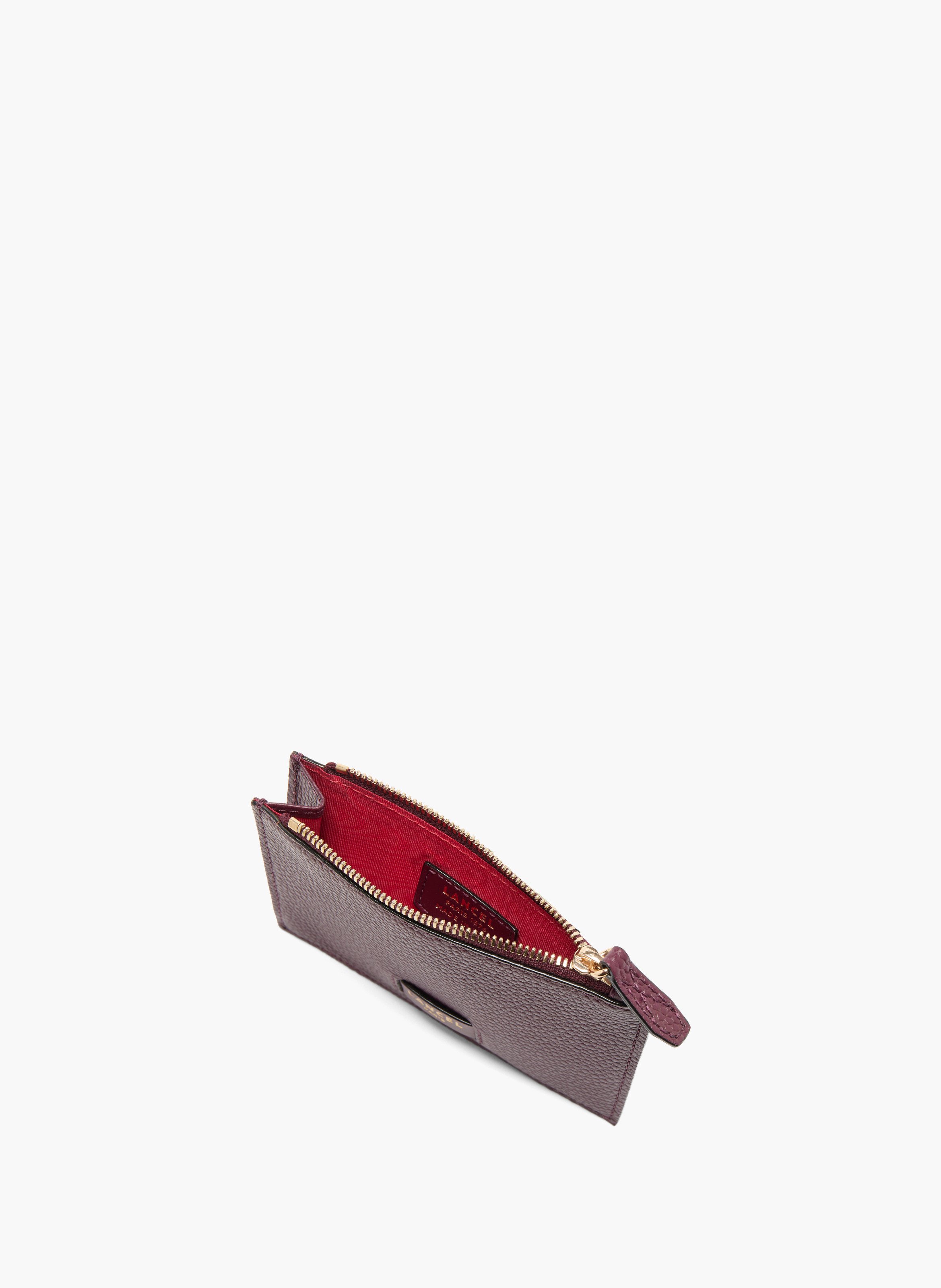 Porte-cartes à soufflet ninon de lancel, cassis et or LANCEL Violet