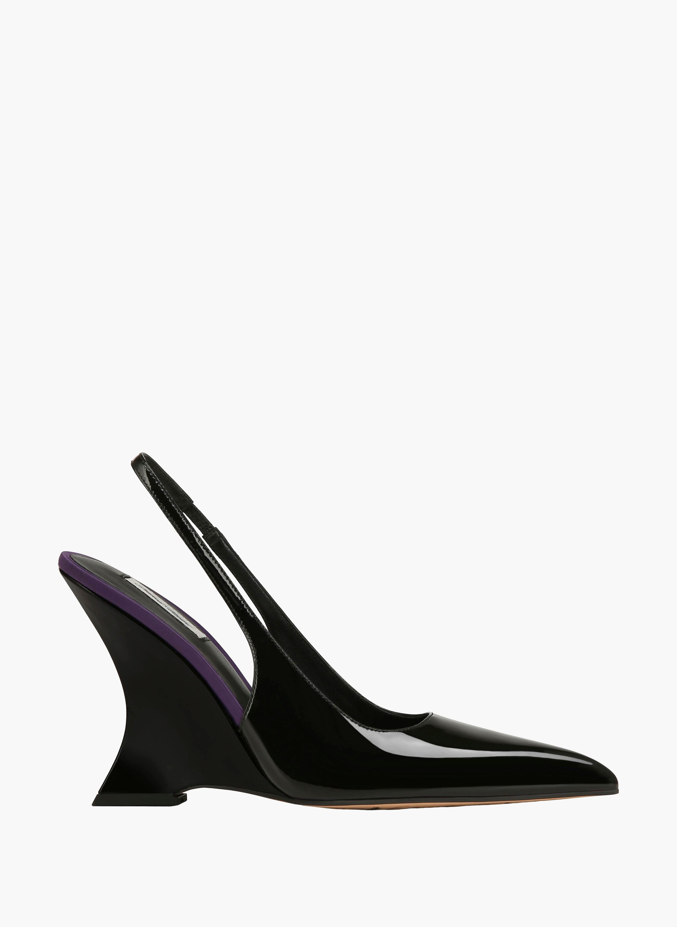 Chaussures à talons laguna en cuir verni NAKED WOLFE Noir