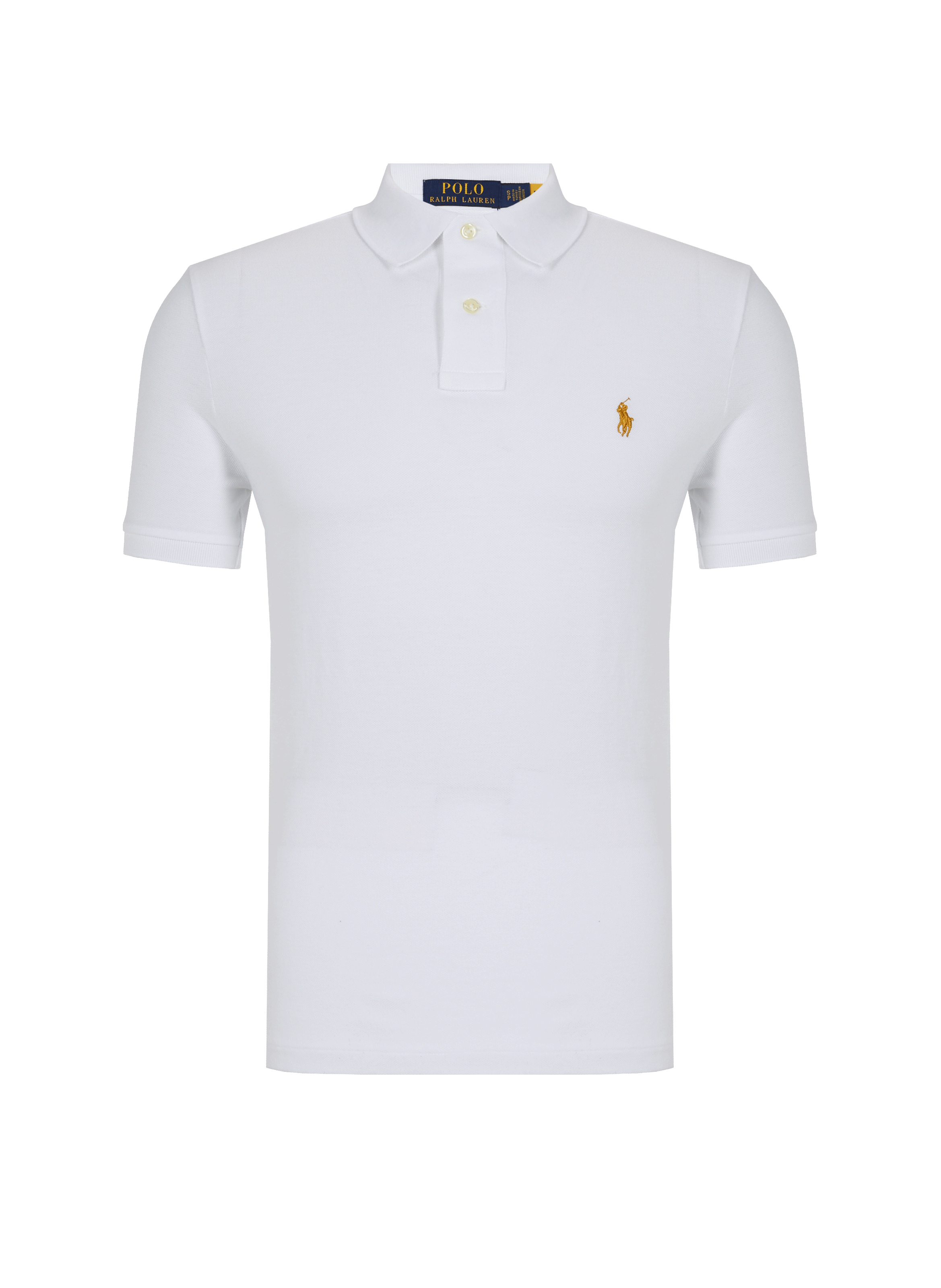 Polo slim en piqué de coton