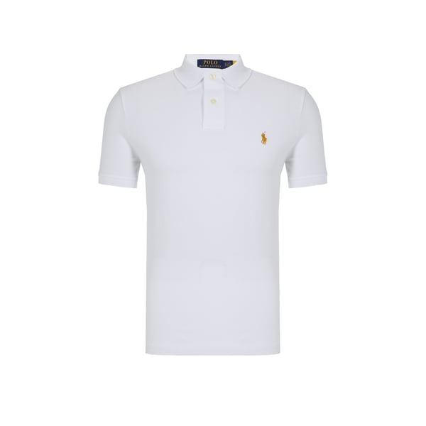 Polo slim en piqué de coton