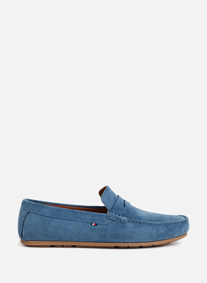 Suede slip-on driving shoes TOMMY HILFIGER
