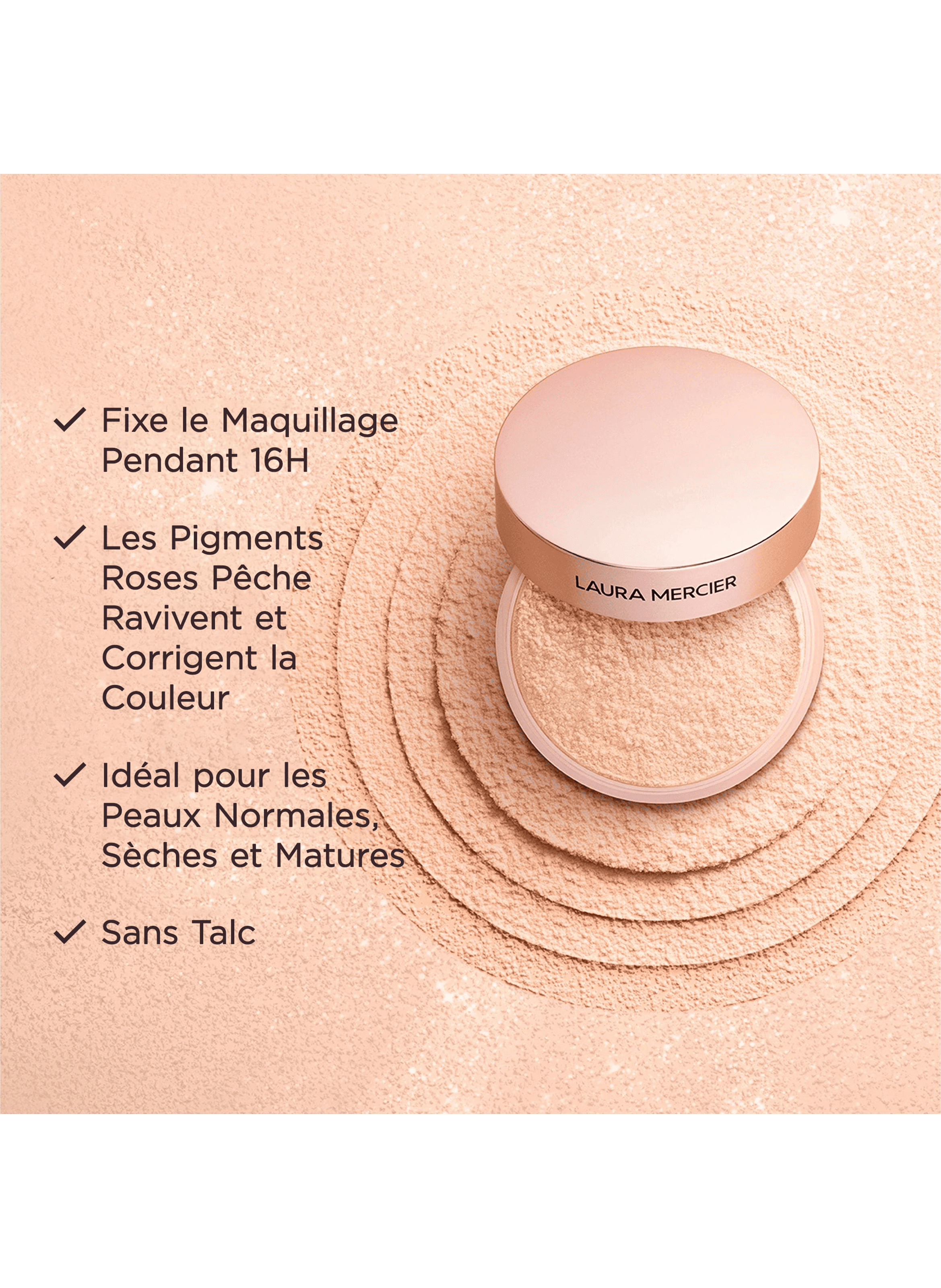 Translucent Loose Setting Powder Ultra-Blur Tone-Up LAURA MERCIER Rose