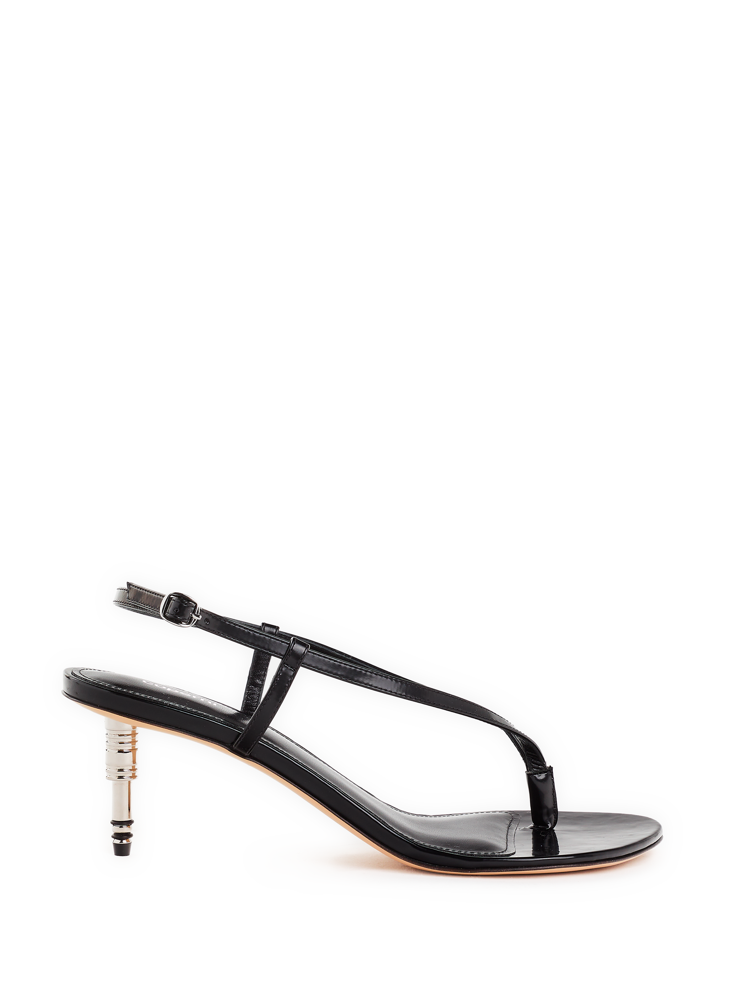 COPERNI Sandales à talon en cuir Noir