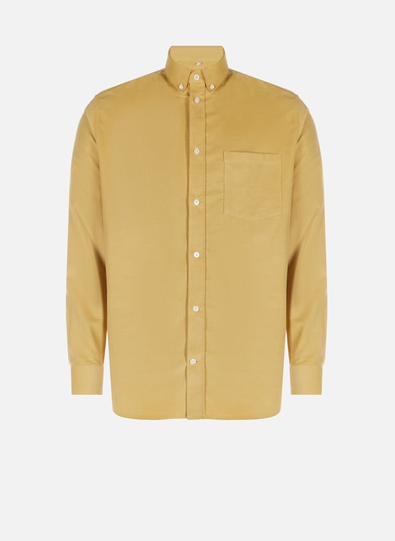 Chemise ample en coton Jaune by AU PRINTEMPS PARIS AU PRINTEMPS PARIS Chemise ample en coton Jaune