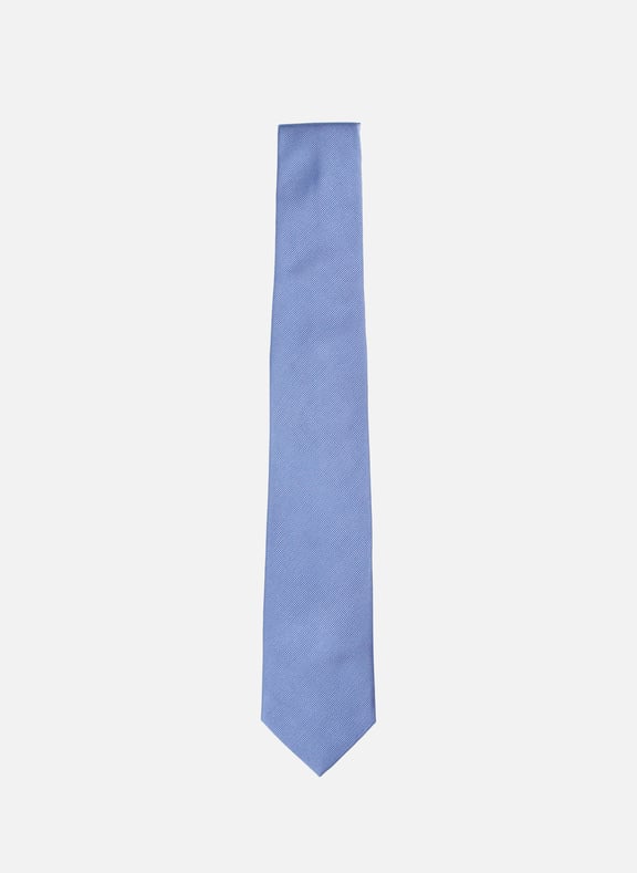 Cravate CL Solid en soie Bleu by TOMMY HILFIGER TOMMY HILFIGER Cravate CL Solid en soie Bleu