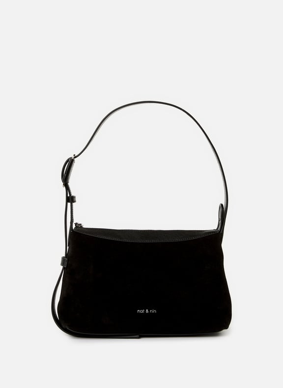 Bowie leather handbag Black by NAT & NIN NAT & NIN Bowie leather handbag Black