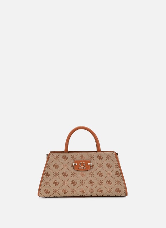 Sac à main imprimé monogramme Multicolore by GUESS GUESS Sac à main imprimé monogramme Multicolore
