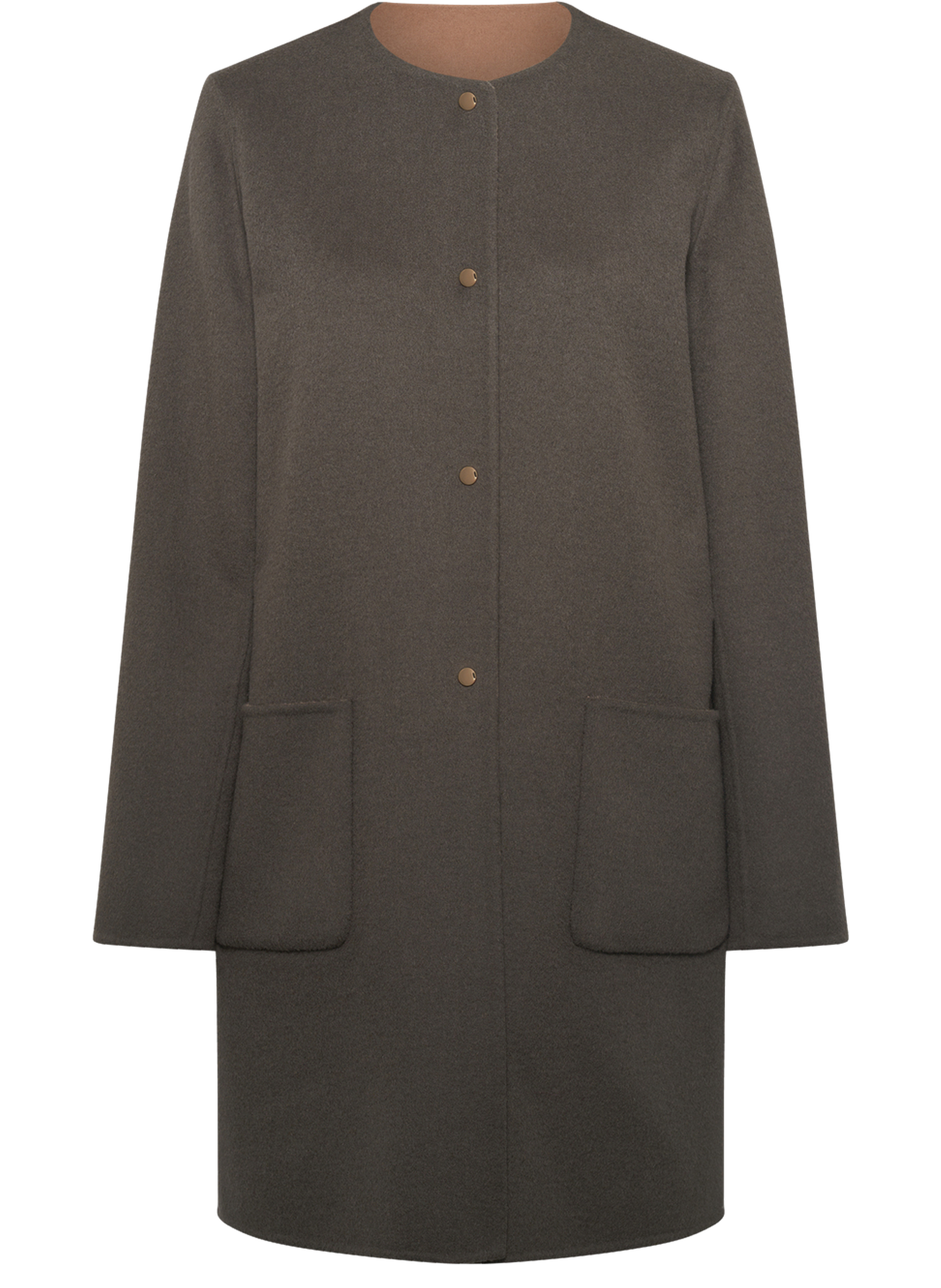 Manteau réversible en laine fine - mylene GERARD DAREL Vert