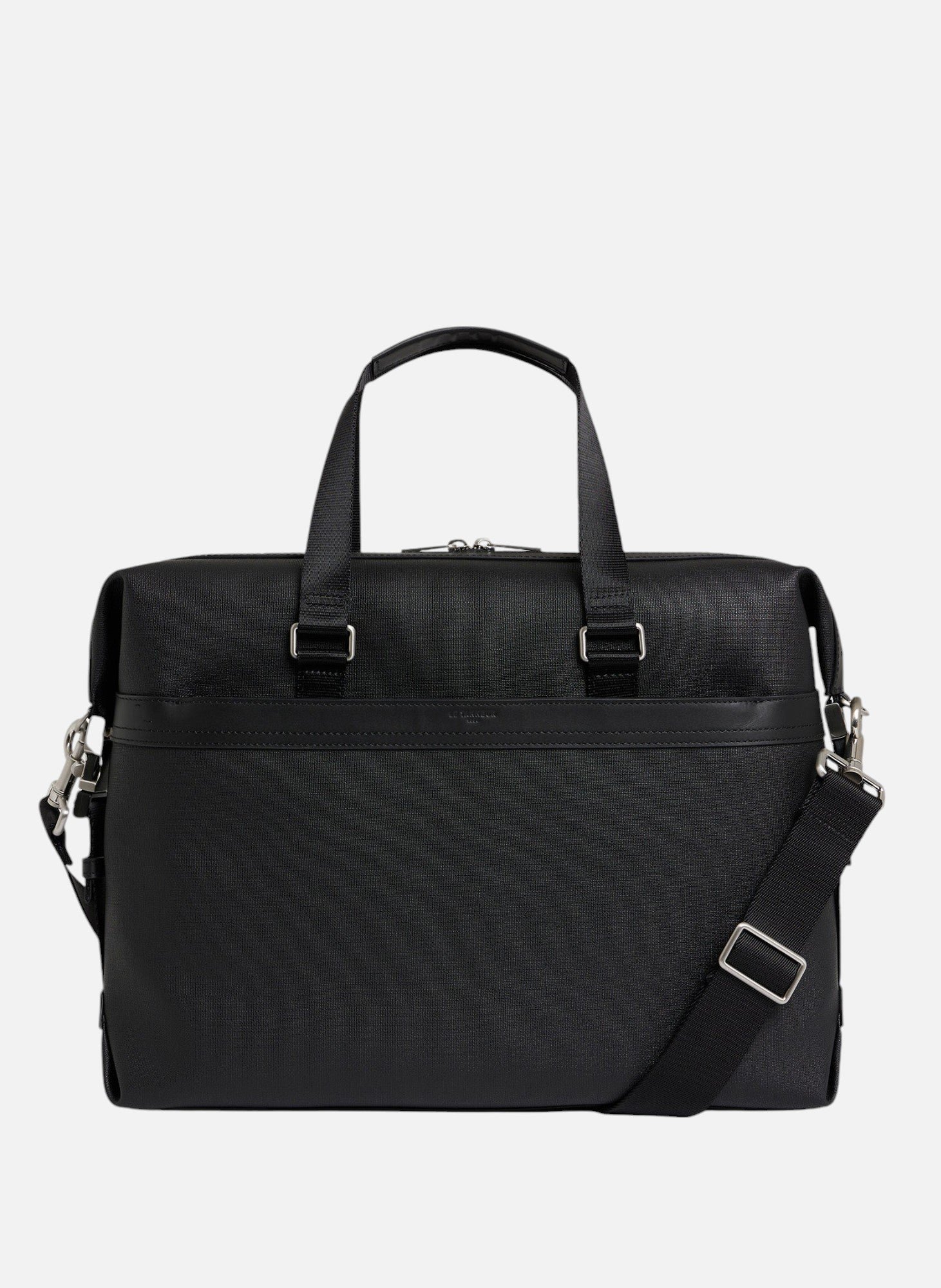 Porte documents 15" maurice en toile enduite LE TANNEUR Noir