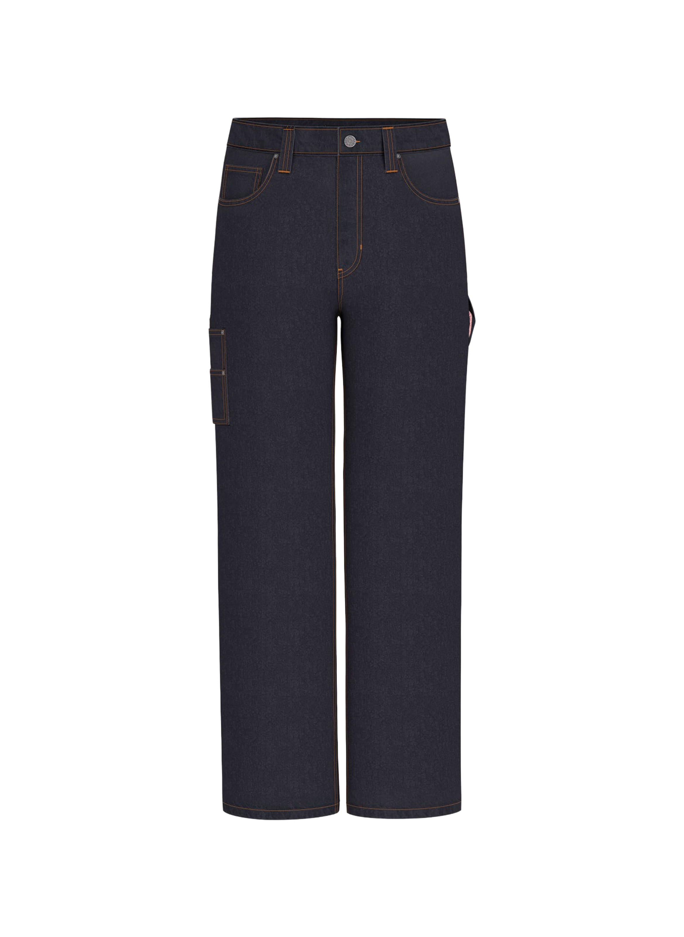 Cargo-style cotton jeans GUESS Blue