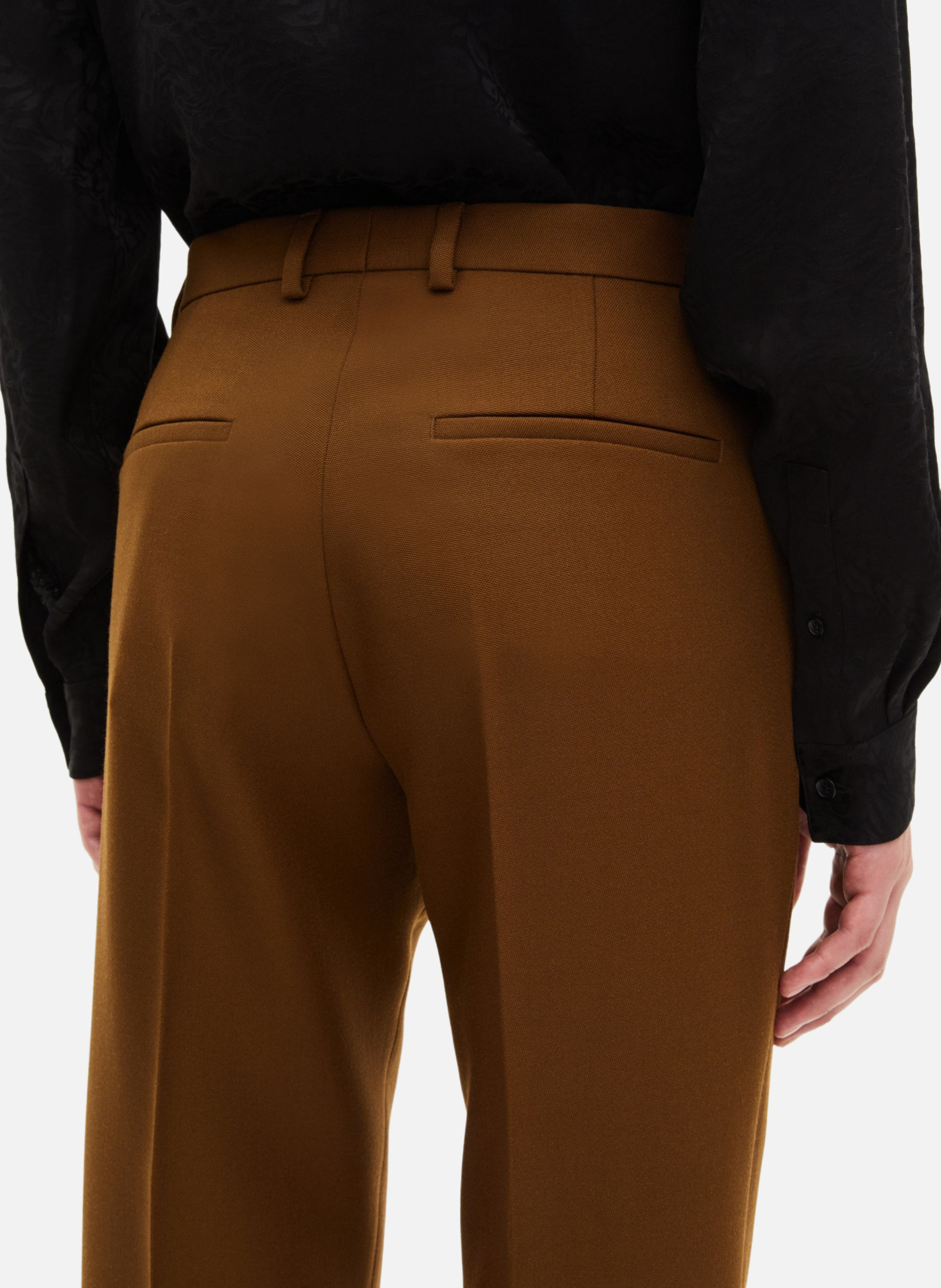 Pantalon de costume droit THE KOOPLES Marron