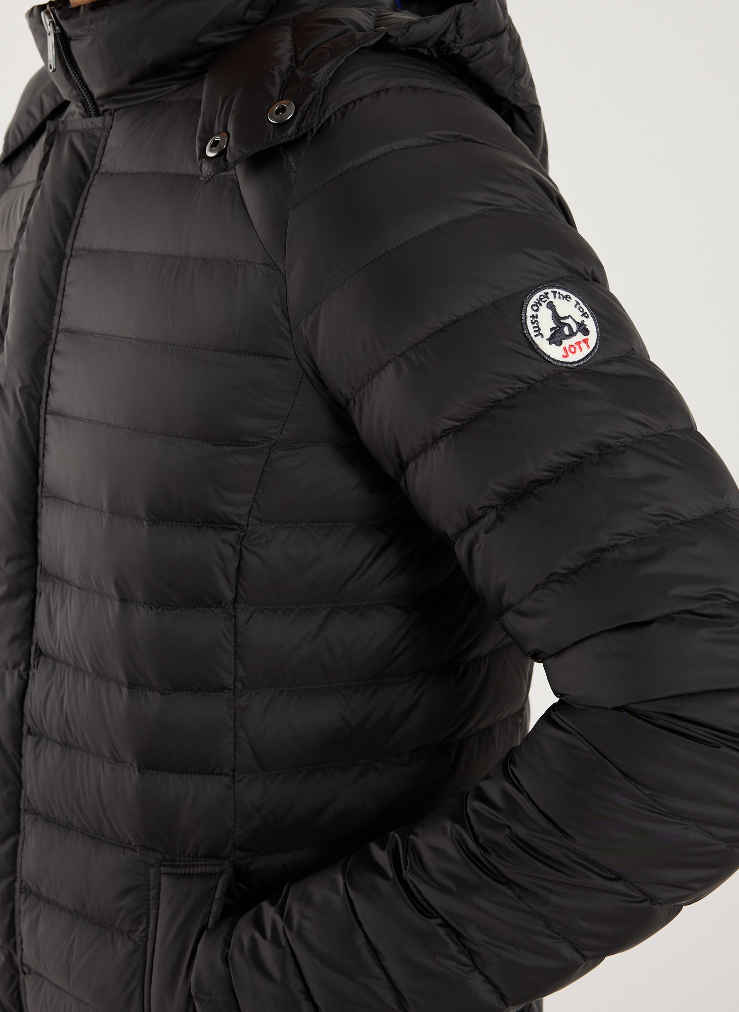 Mid-length Puffer Jacket JOTT Black