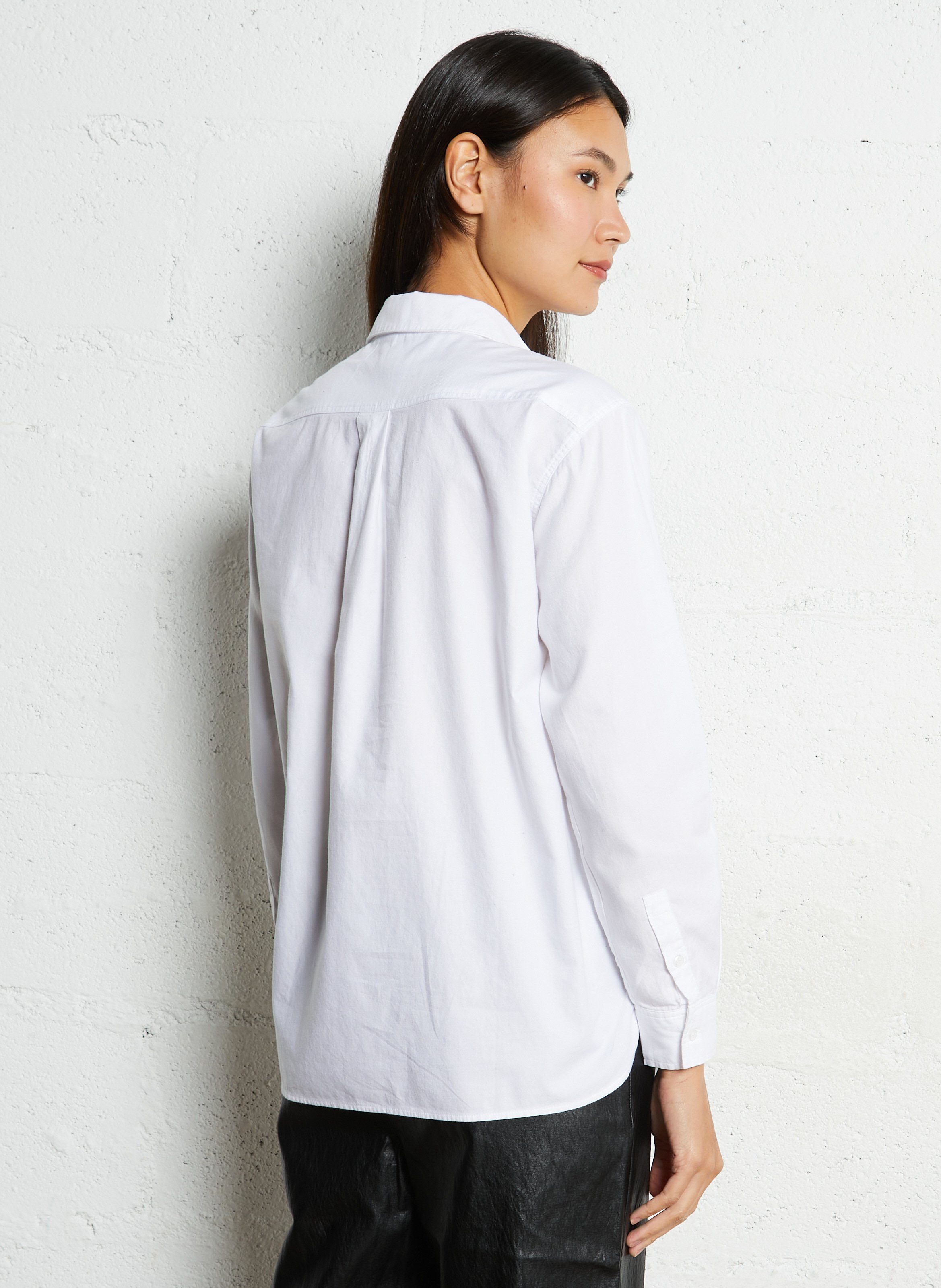 Chemise col classique en coton thomas MAISON 123 Blanc