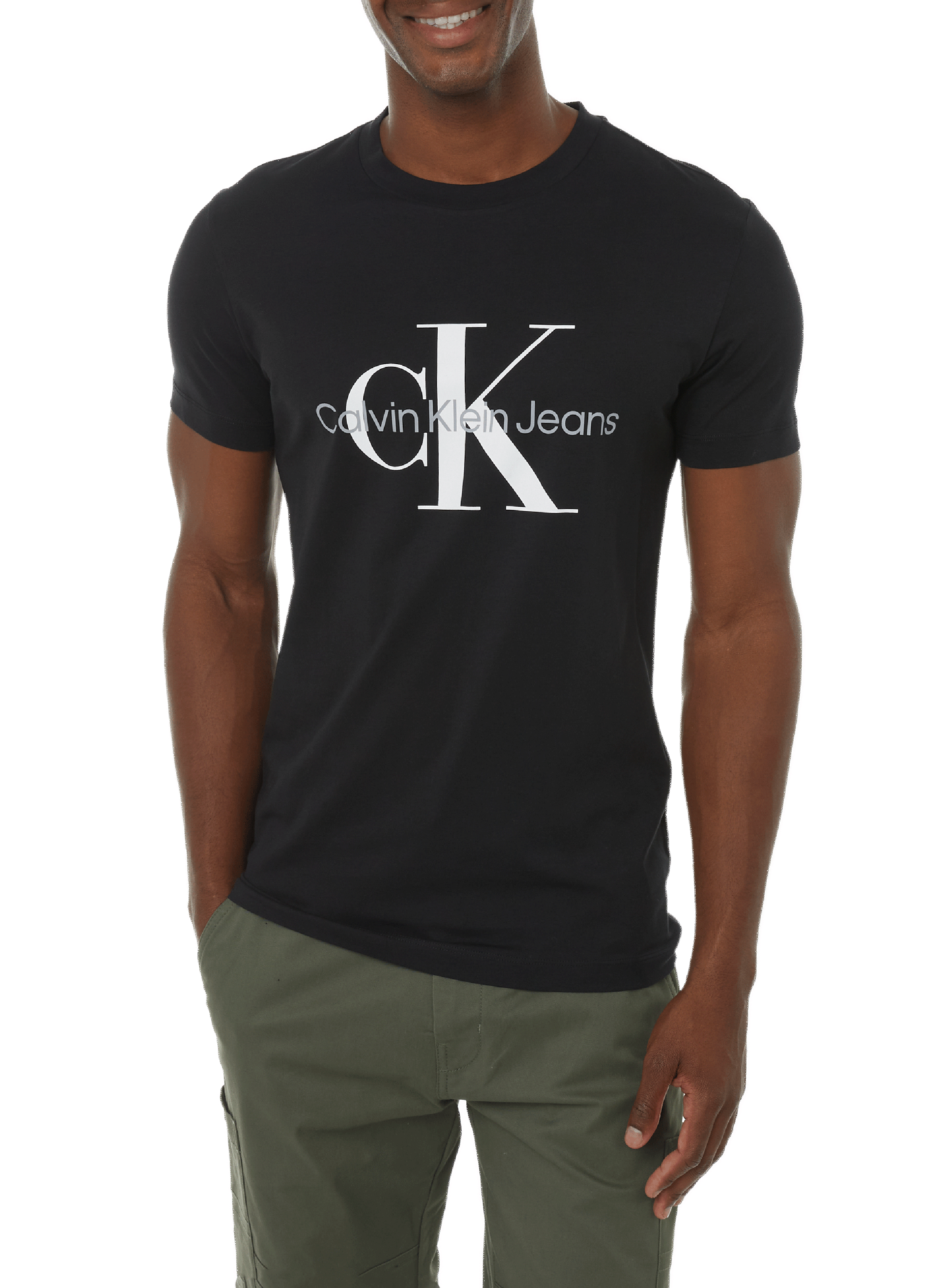 CALVIN KLEIN Cotton logo T-shirt White