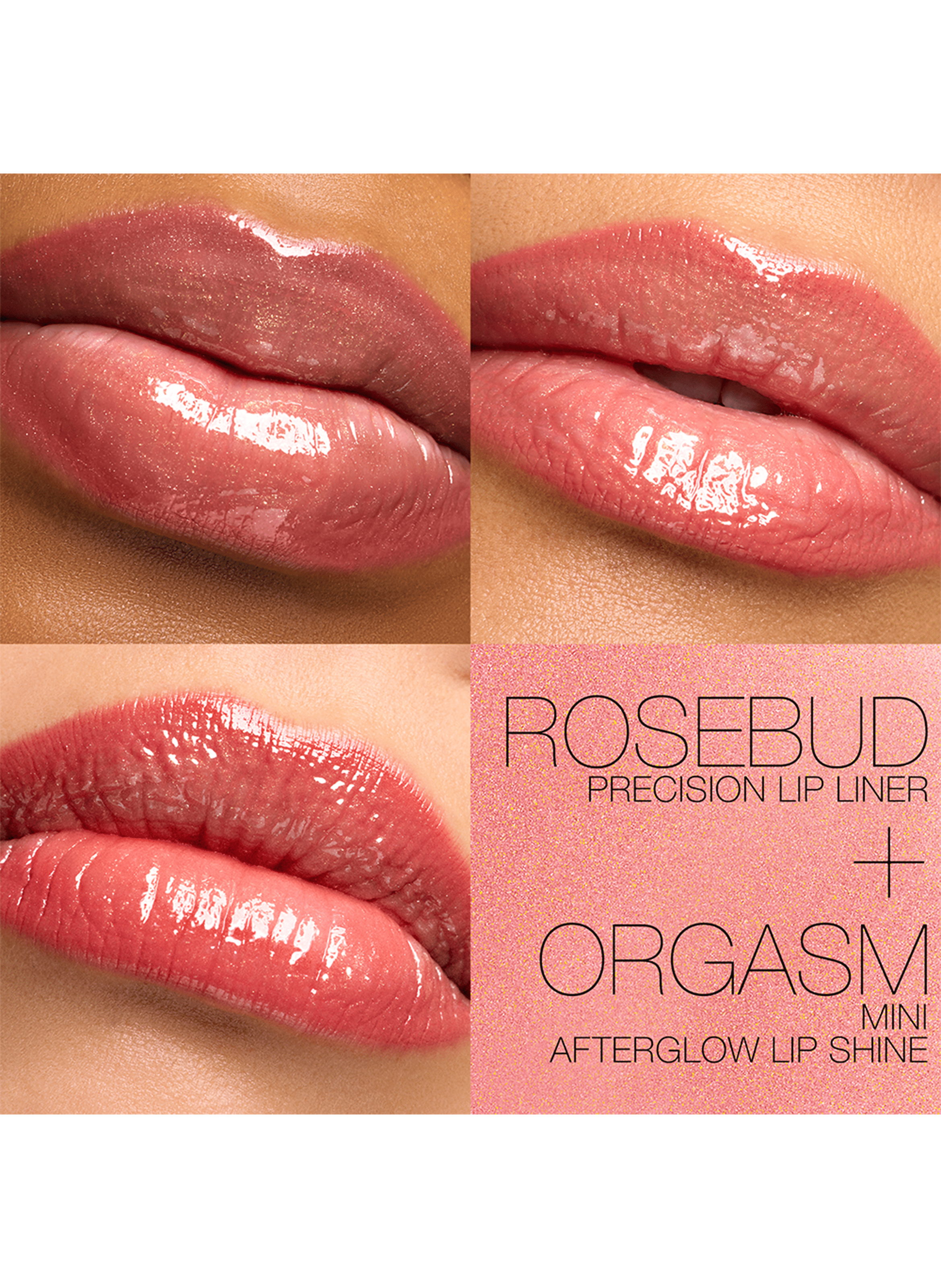 Line &amp; Shine Lip Duo - Duo crayon à lèvres et gloss à lèvres brillant Spunk/Nympho NARS Spunk lip liner