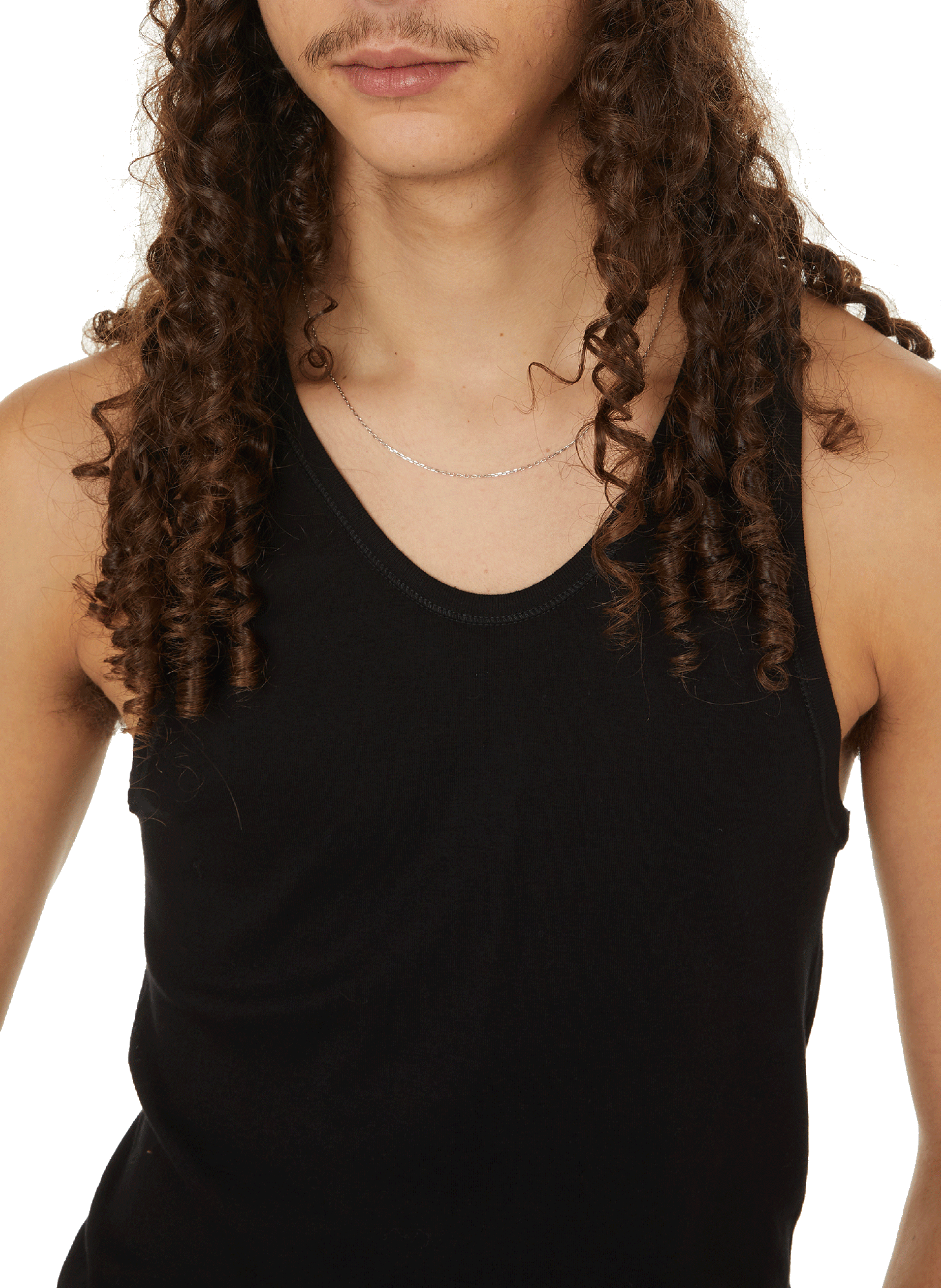Cotton tank top  EMINENCE Black
