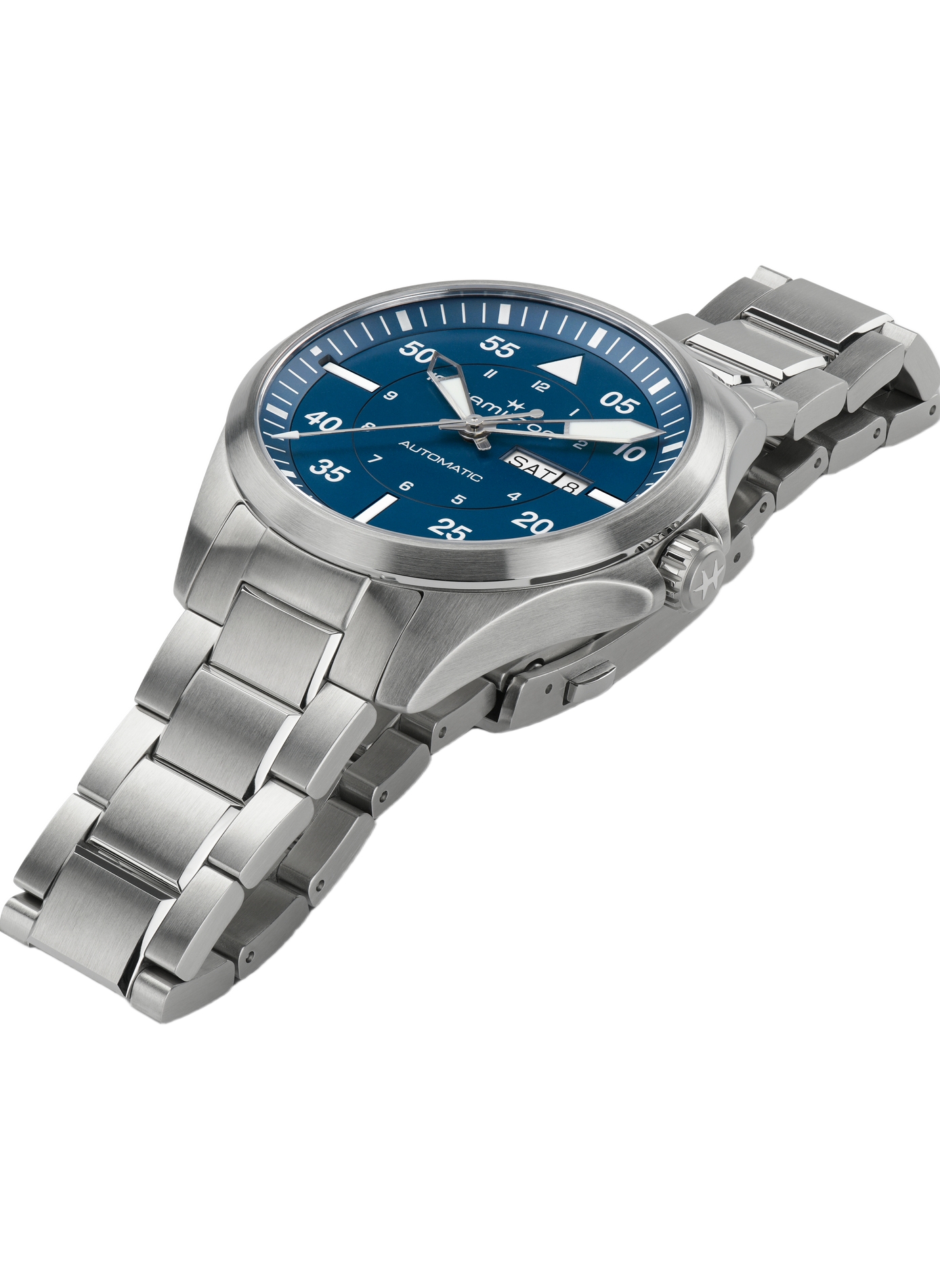 Montre automatique en acier inoxydable HAMILTON Rose