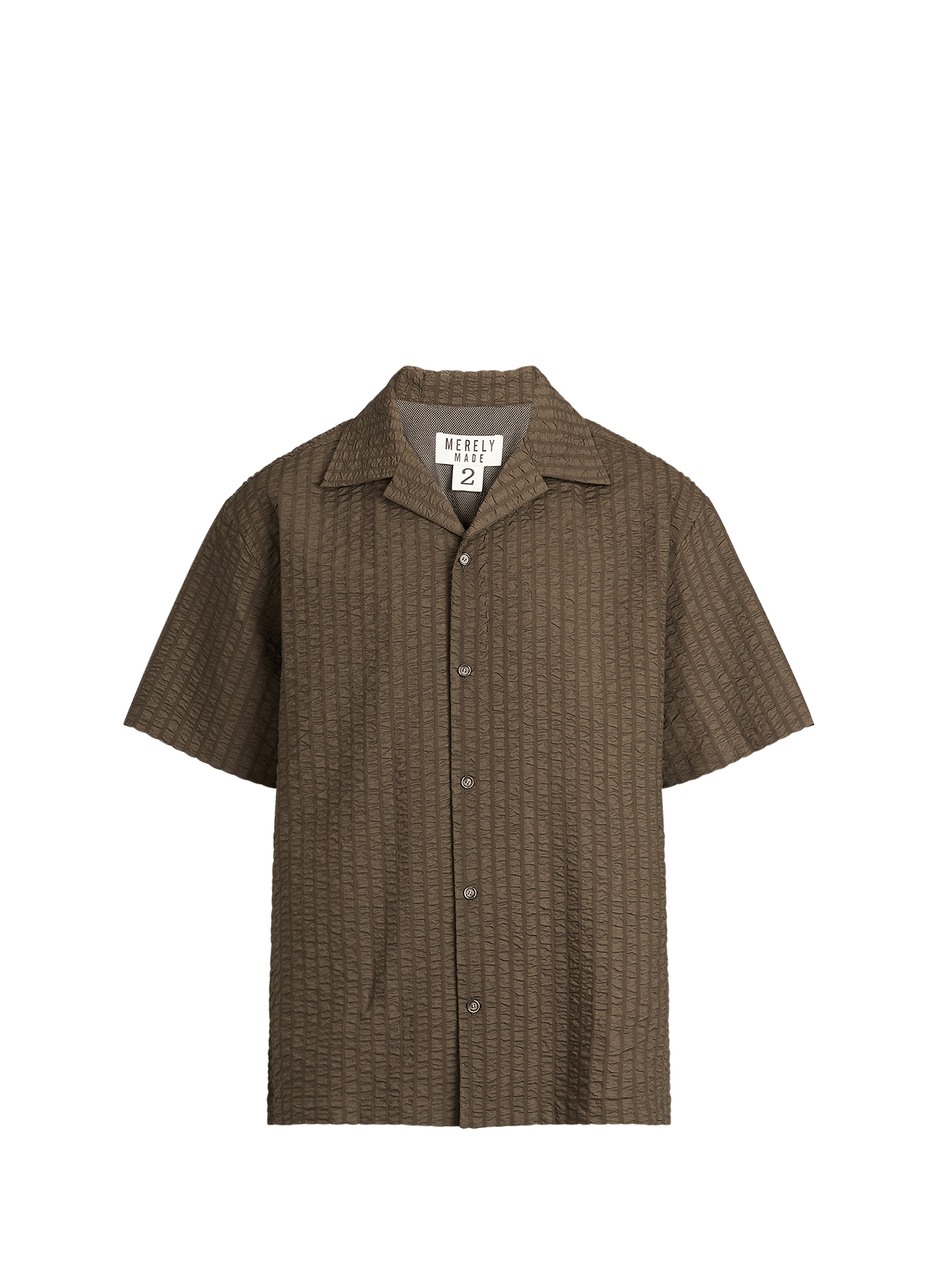 Textured short-sleeve shirt MERELY MADE Green