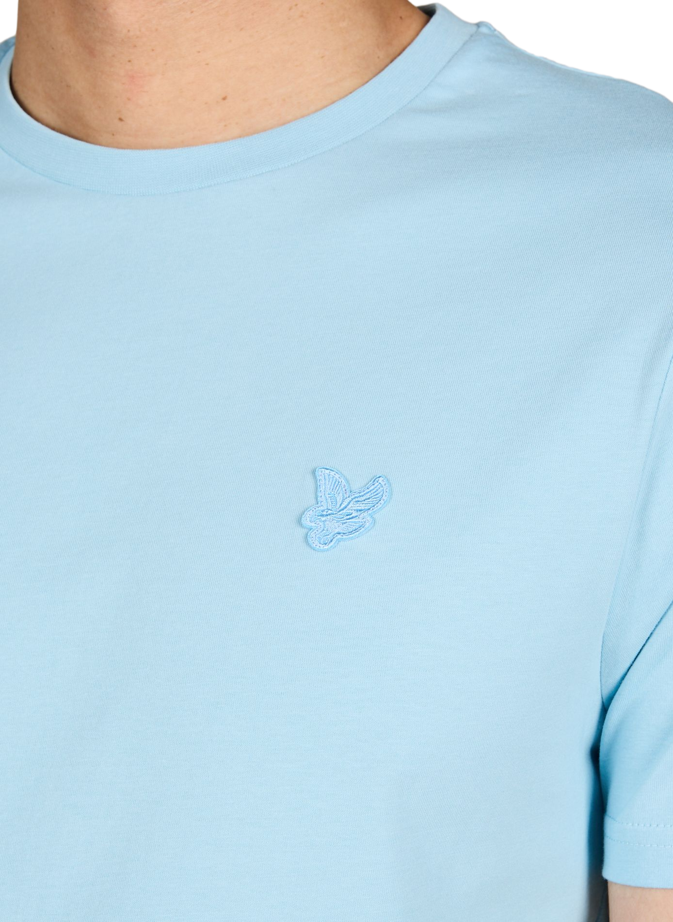 T-shirt  à logo en coton LYLE & SCOTT Bleu