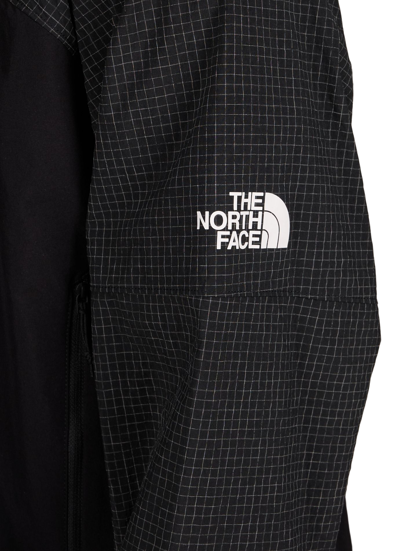 Veste coupe-vent à carreaux THE NORTH FACE Noir