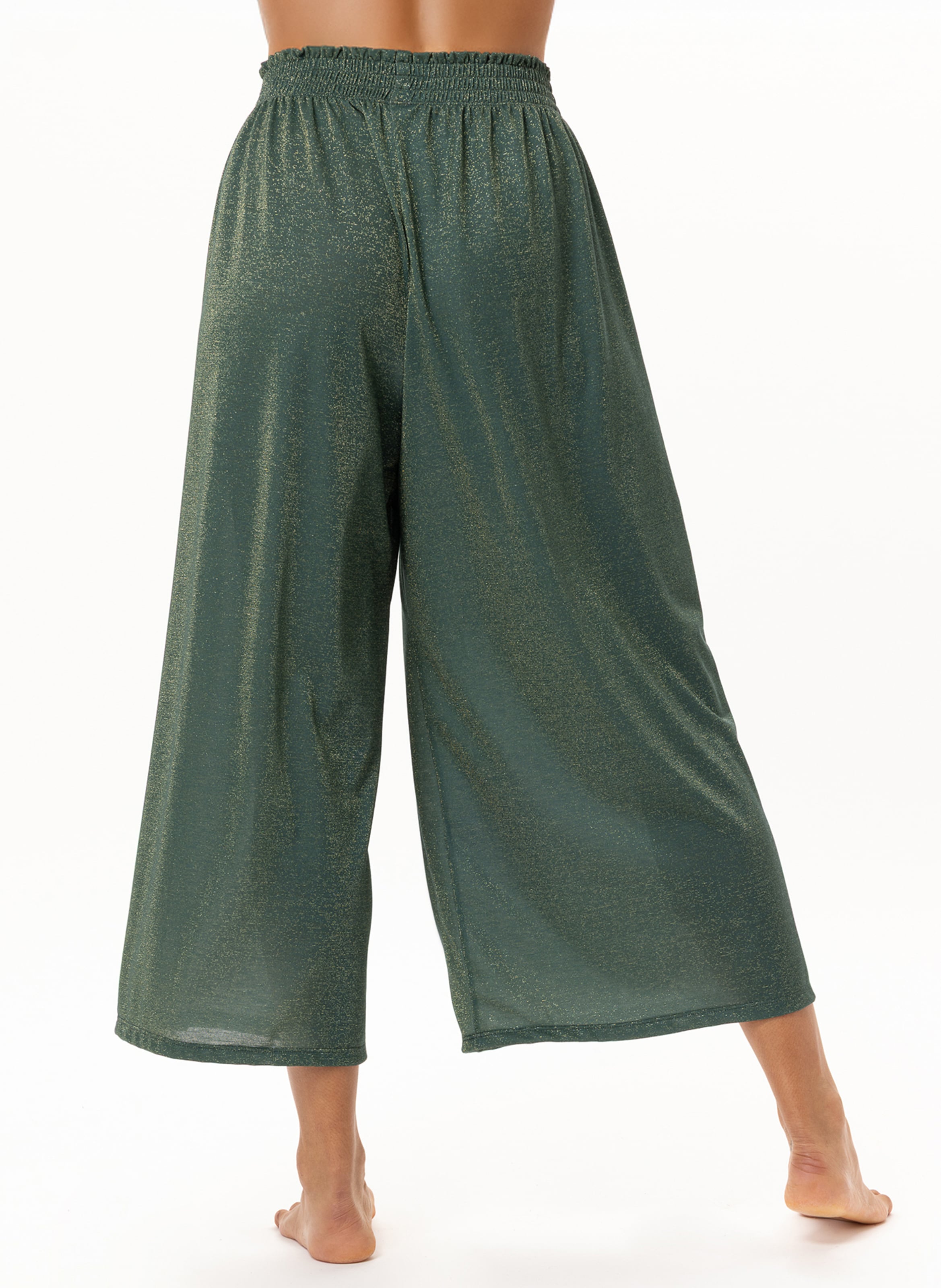 Pantalon en maille lurex coco 280 LE CHAT Vert