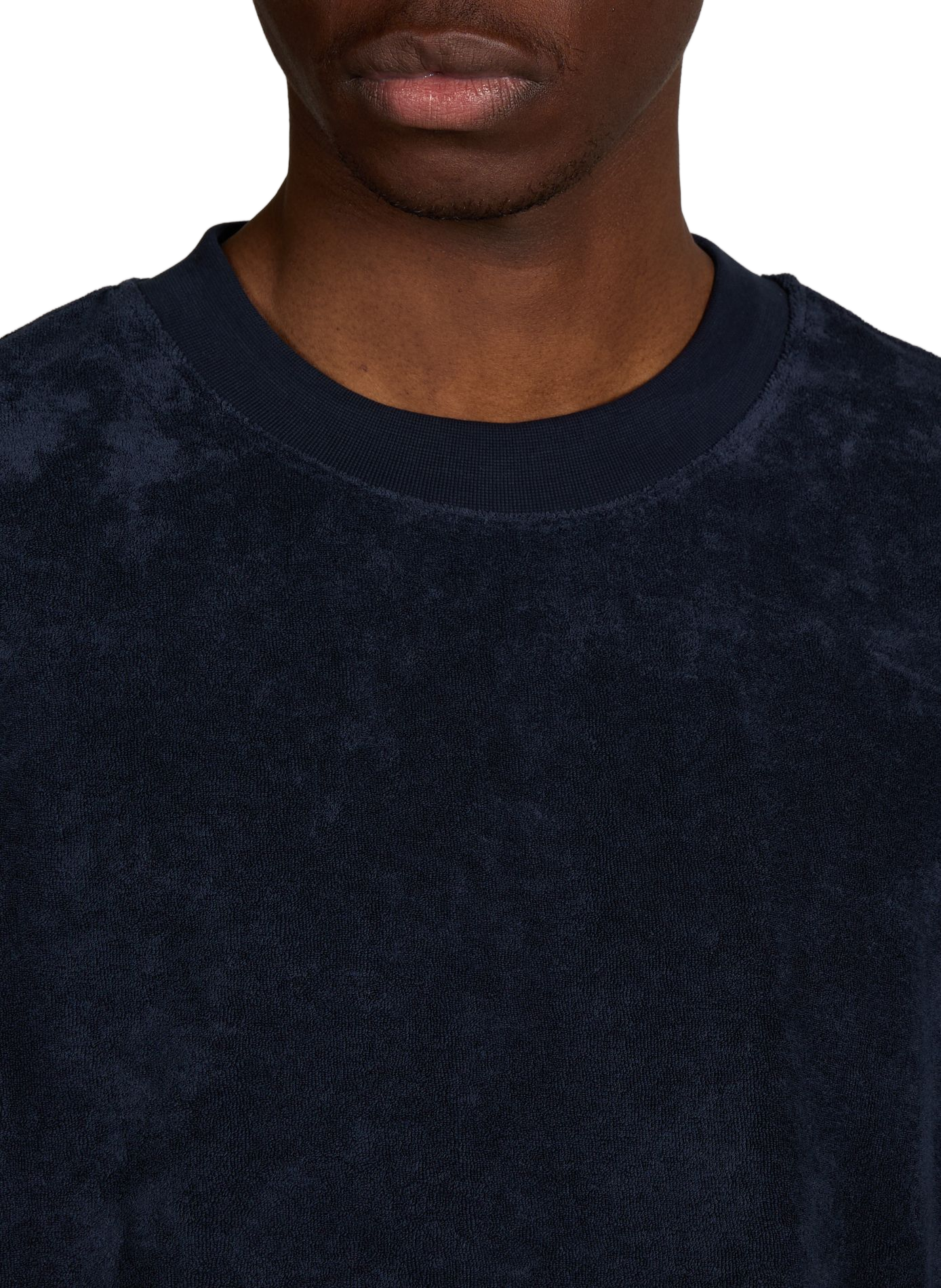 T-shirt éponge oversize Toby en coton mélangé GERTRUDE ET GASTON Bleu