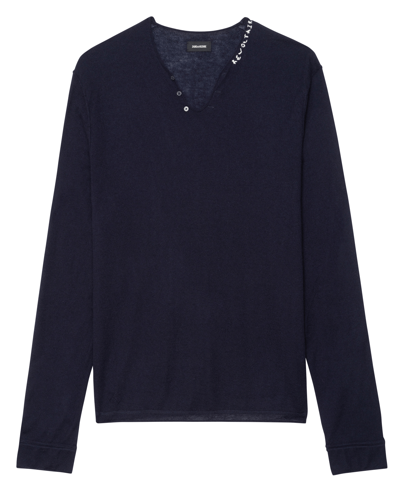 Pull col v en cachemire monastir ZADIG&VOLTAIRE Bleu