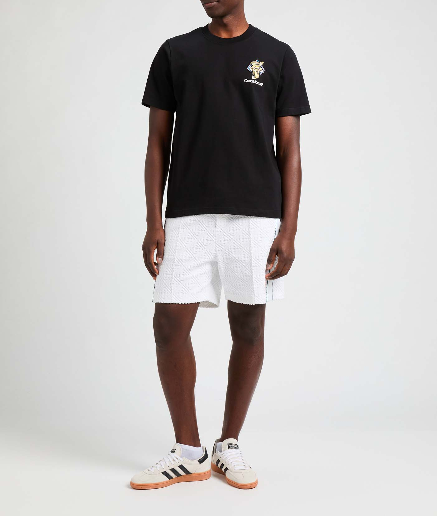 T-shirt Diamond Column CASABLANCA PARIS Black