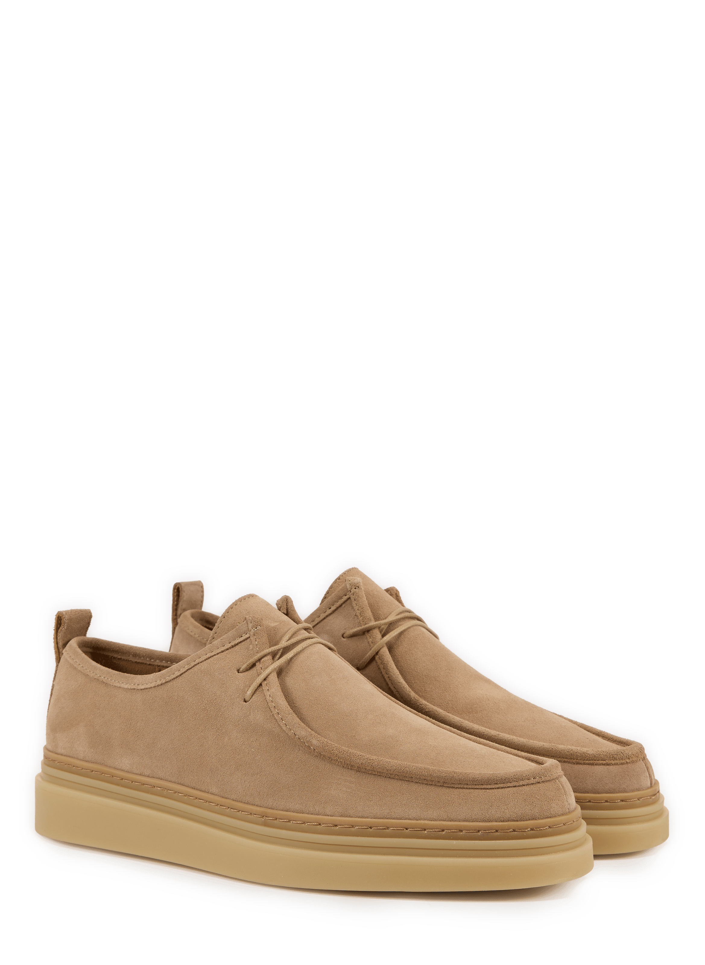 Manny suede leather derbies BOBBIES Brown