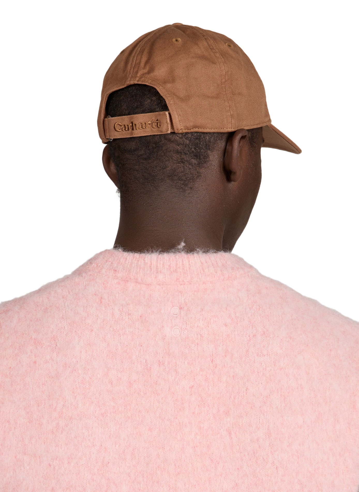 Cotton Logo Baseball Cap CARHARTT WIP Brown