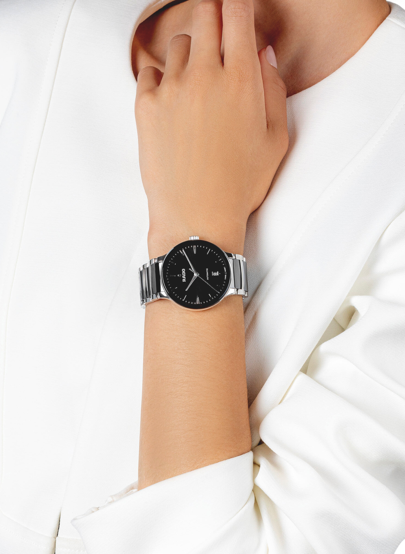 Montre automatique Centrix Automatic en céramique RADO Noir