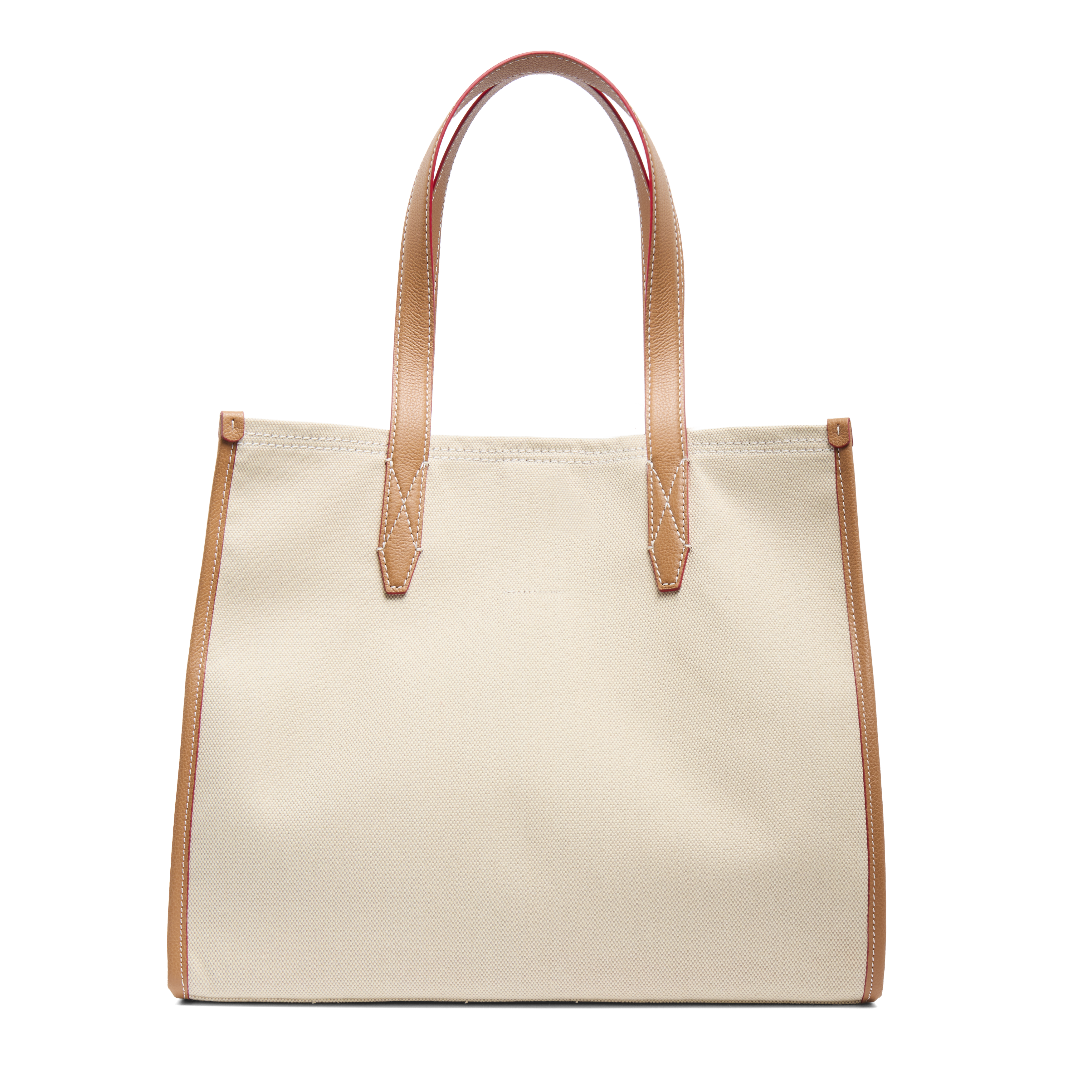 Shopper bag capsule 150 jaar in canvas en rundleer LANCEL Veelkleurig