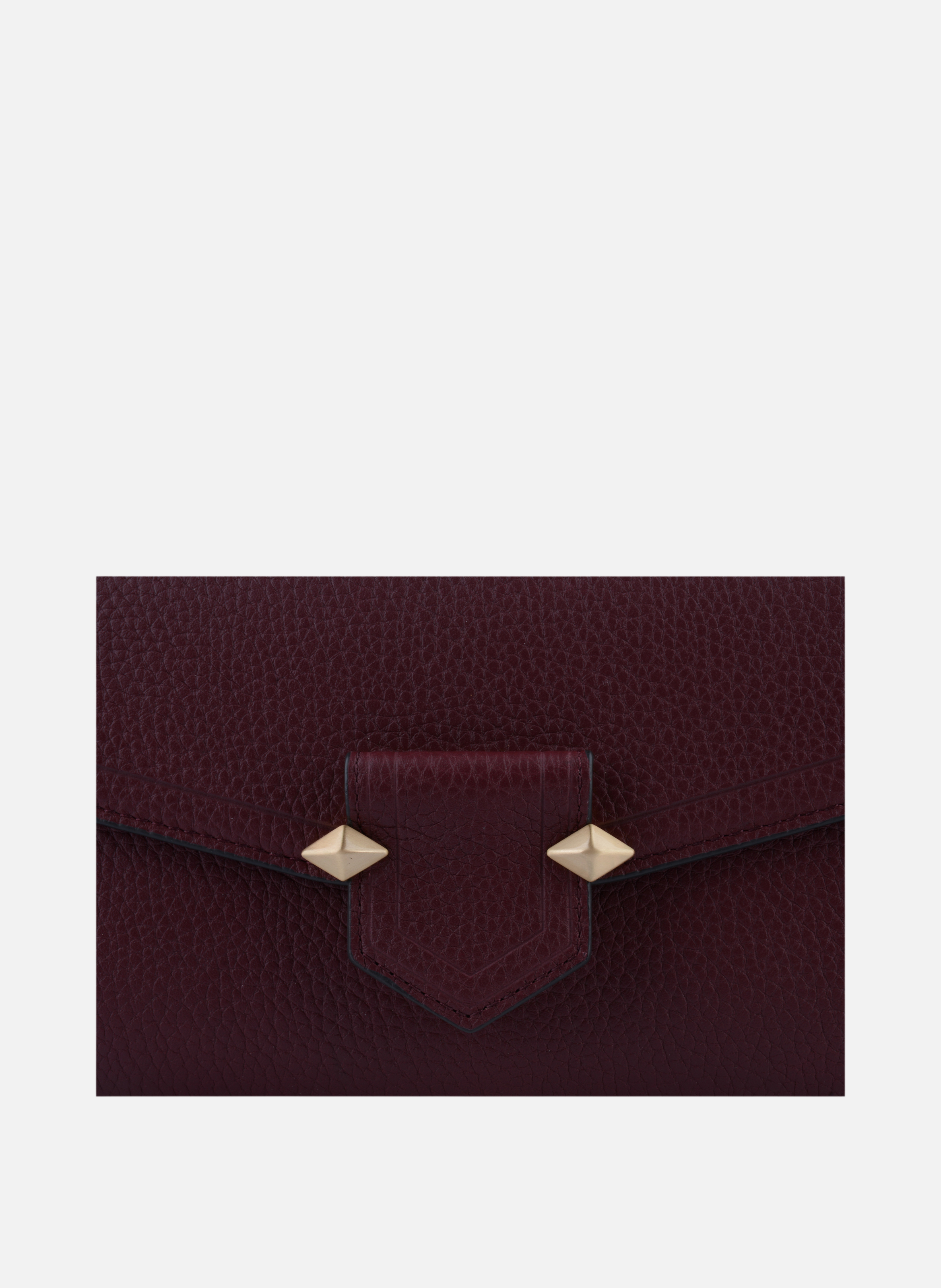 Sèvres | sac besace gm en cuir de vachette POURCHET Rouge