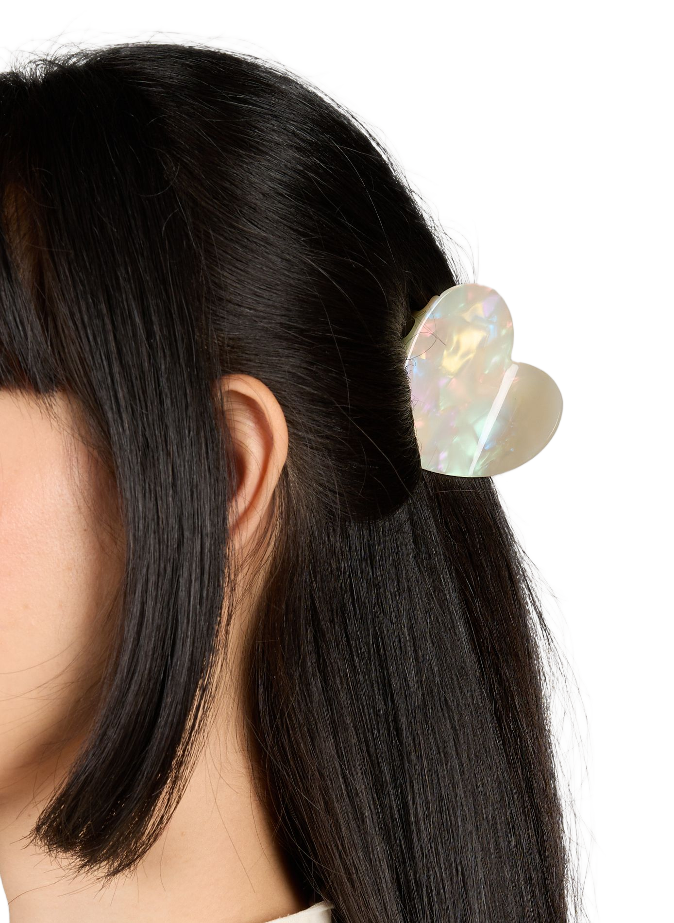 Sparkling heart hair clip AU PRINTEMPS PARIS Beige