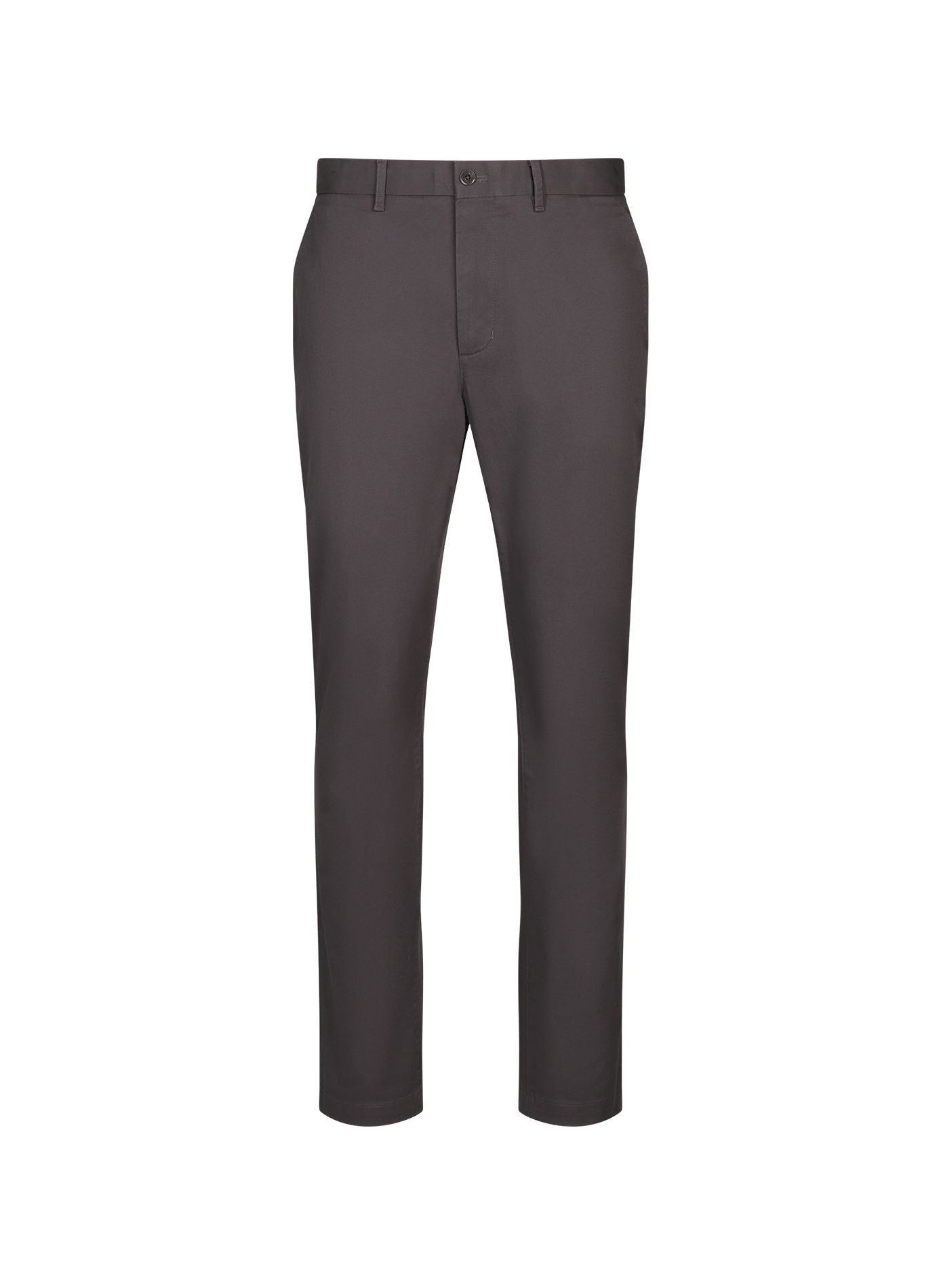 Pantalon droit Denton en coton mélangé TOMMY HILFIGER Gris