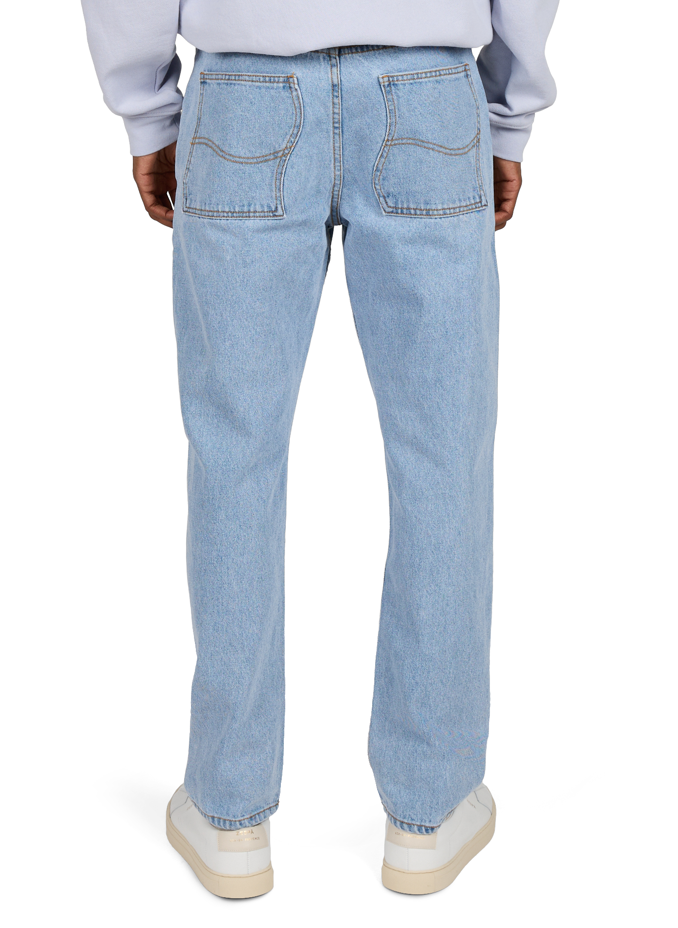 Straight-cut cotton jeans DIME Blue