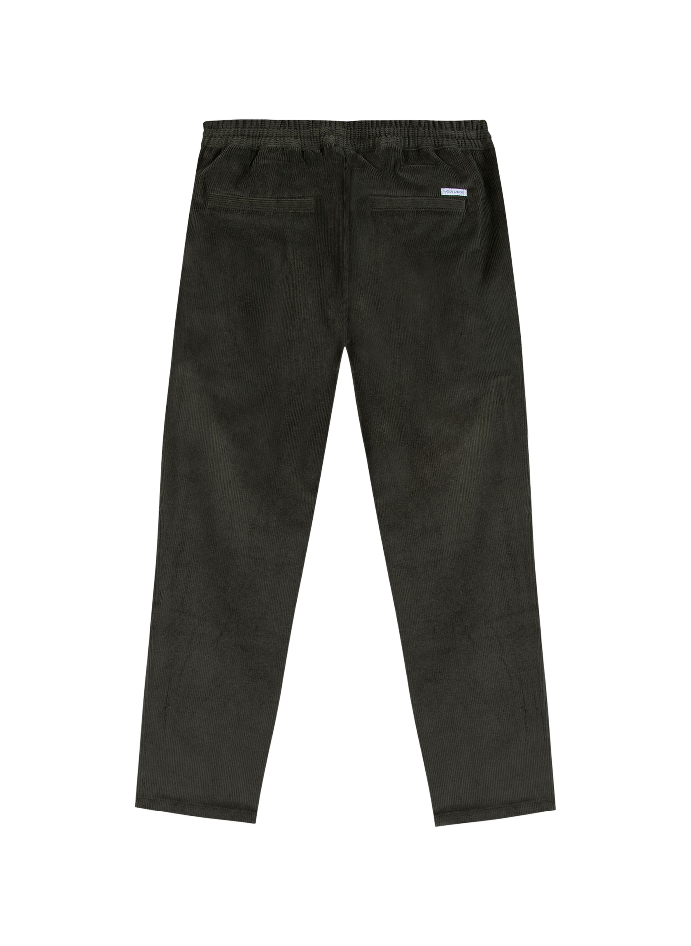 Pantalon droit en coton mélangé MAISON LABICHE Vert