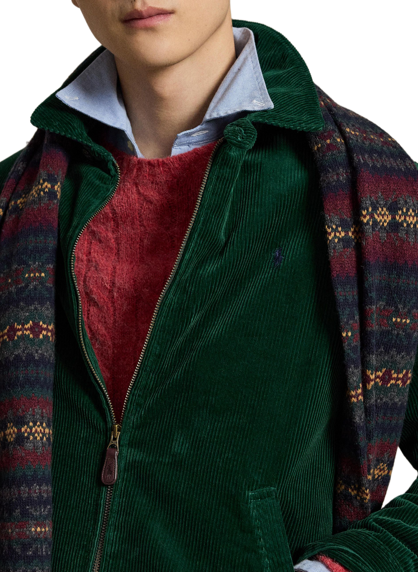 Veste en velours côtelé | Vert POLO RALPH LAUREN Homme