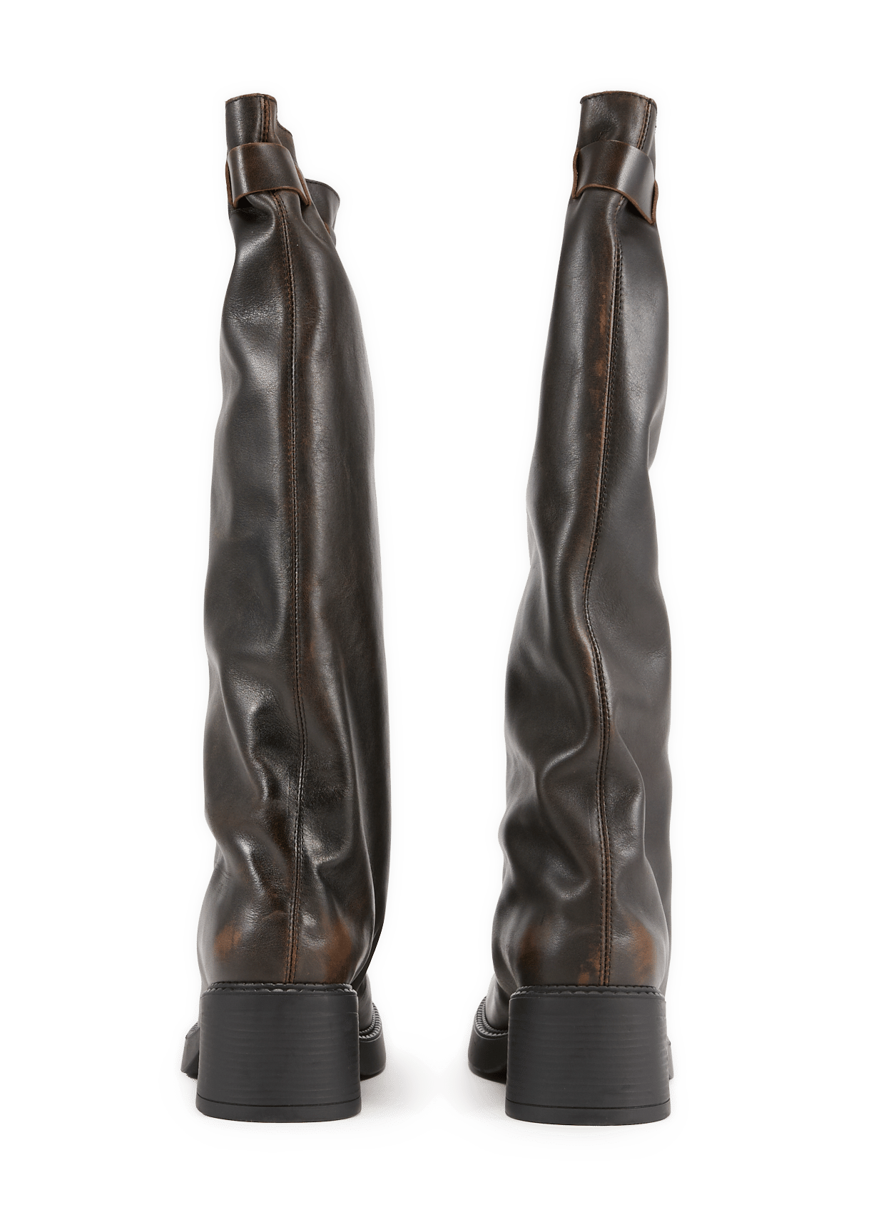Kristel leather boots E8 BY MIISTA Brown
