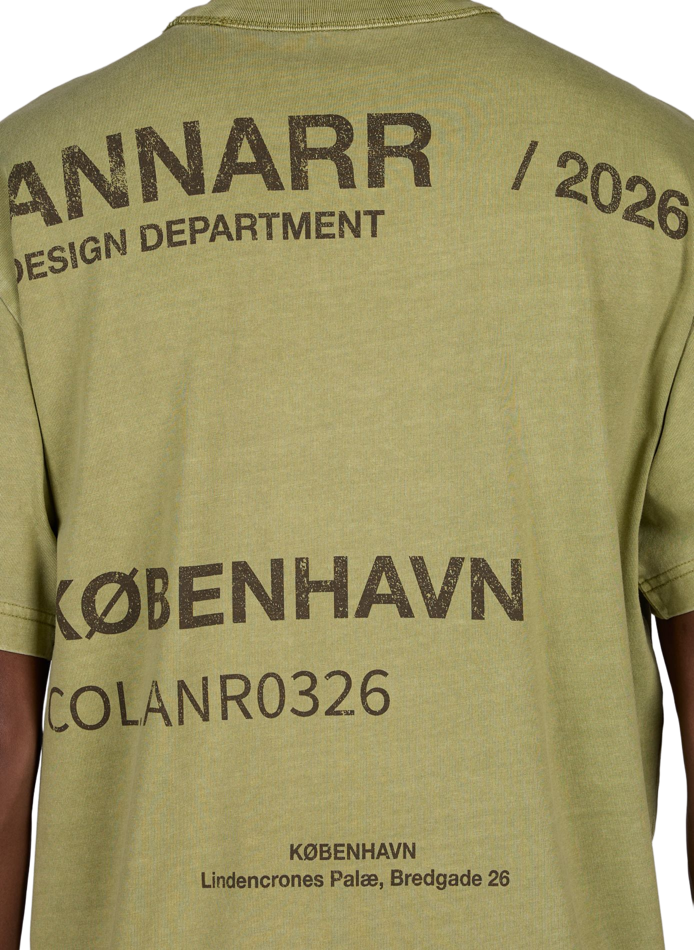 T-Shirt mit Location-Print aus Baumwolle ANNARR Grun