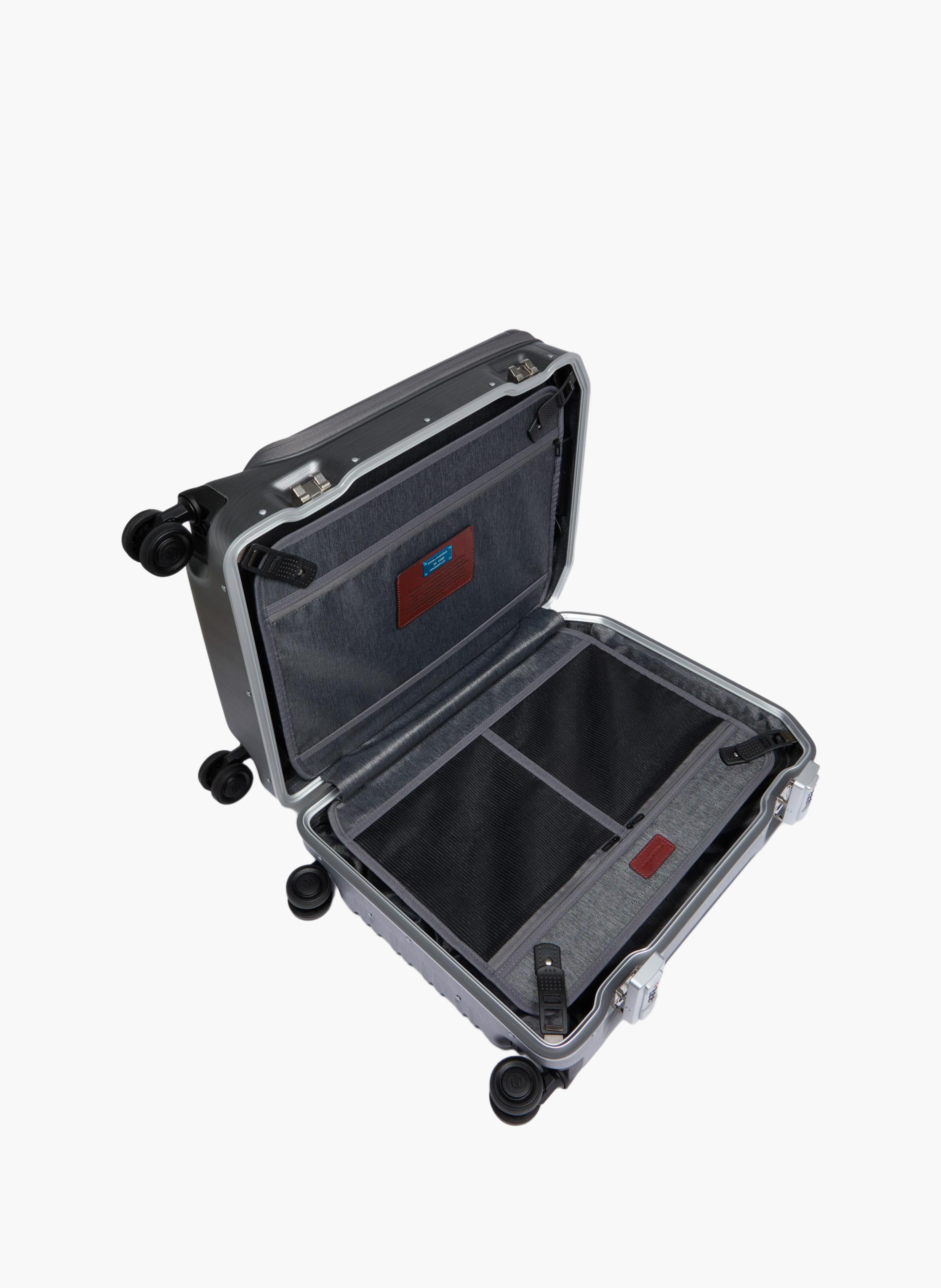 Valise cabine à 4 roues d'ordinateur 17,3" PIQUADRO Noir