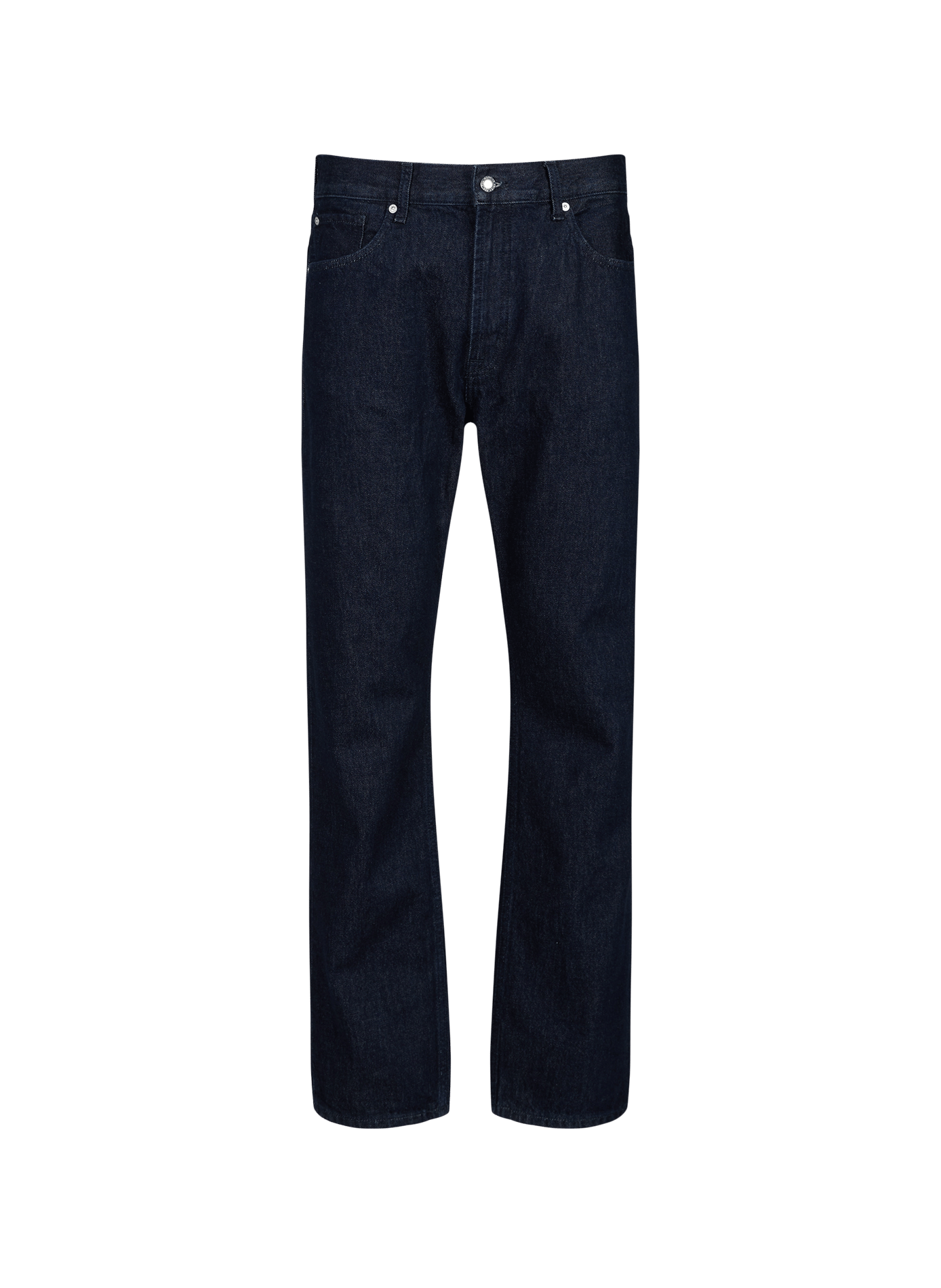 Straight-cut cotton jeans 7 FOR ALL MANKIND Blue