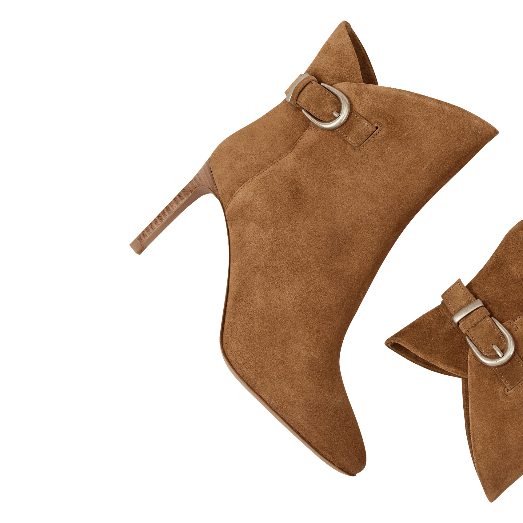Bottines en cuir carla BA&SH Marron