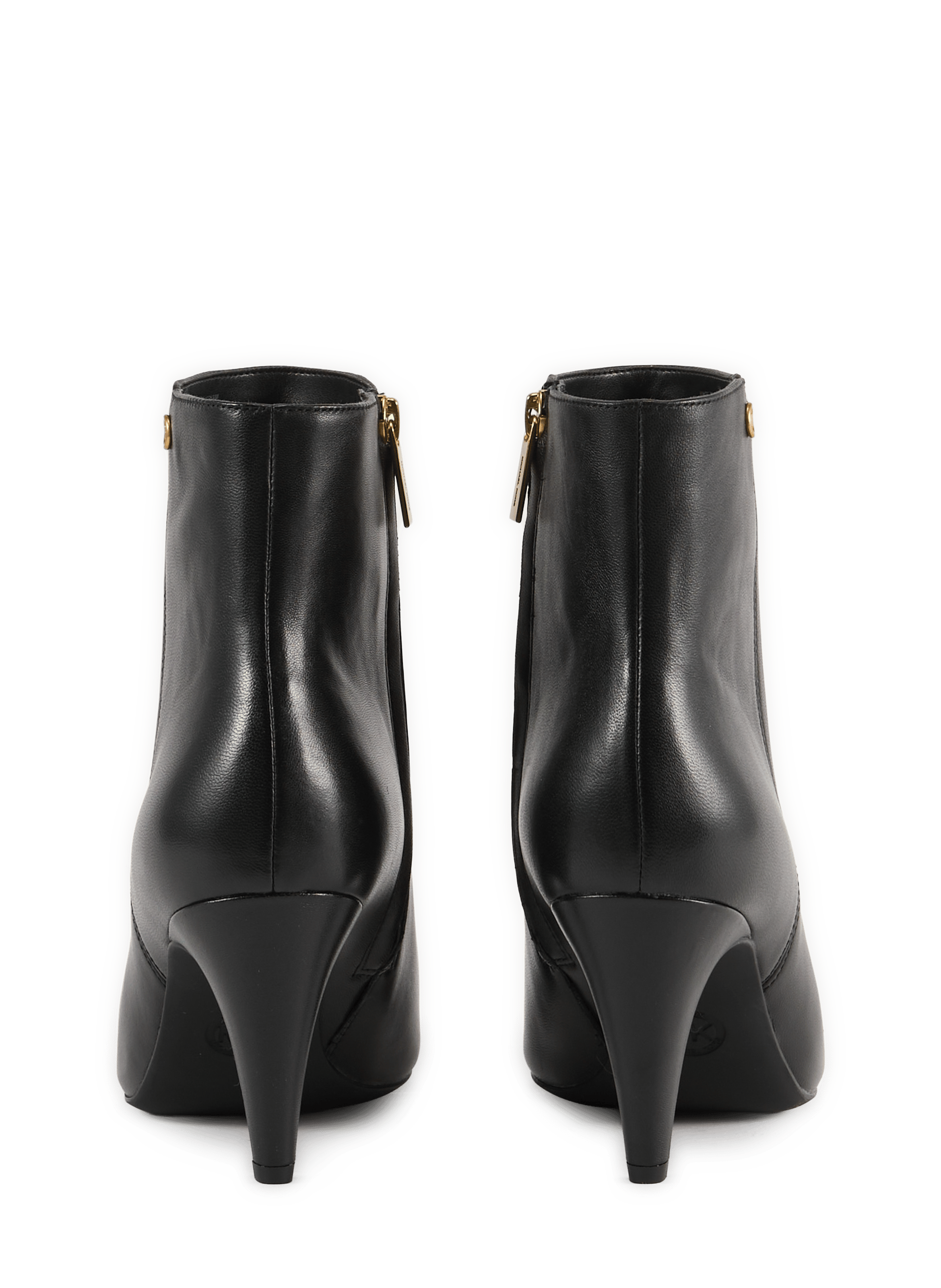 Daniela zip-up leather ankle boots MICHAEL KORS Black