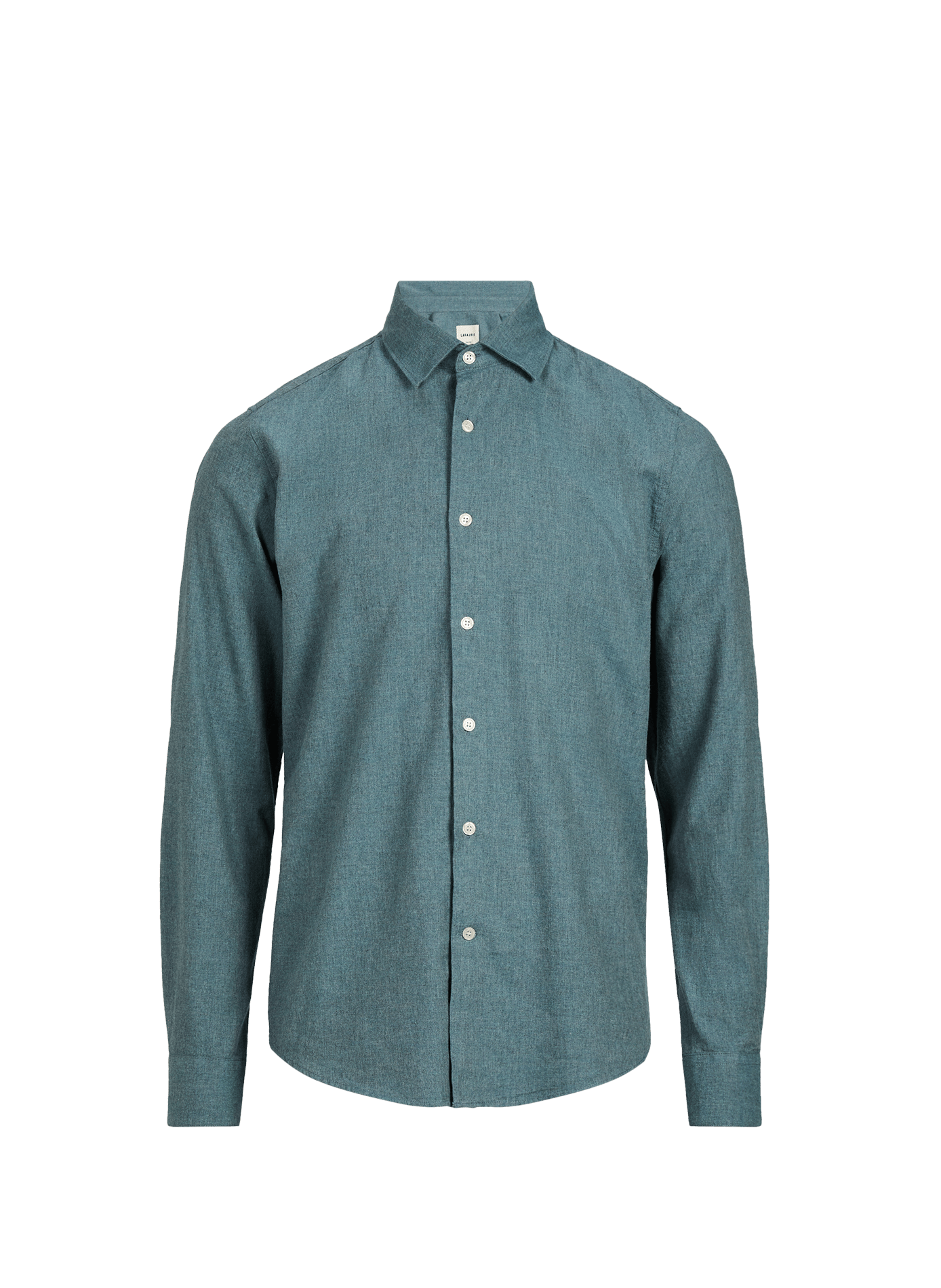 Camisa recta con botones lisa LAFAURIE Azul
