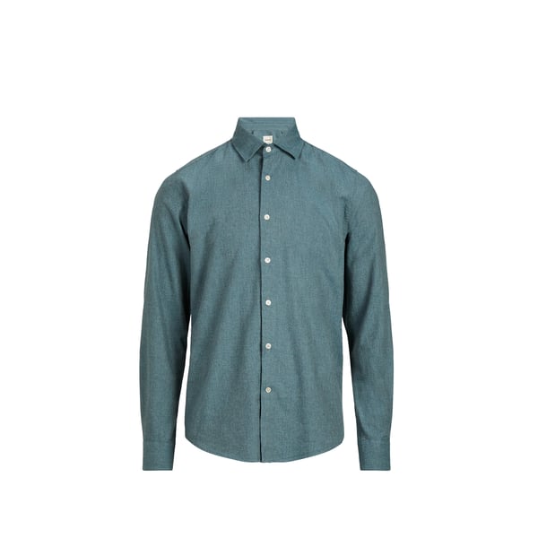 Chemise droite boutonnée unie Chemise droite boutonnée unie